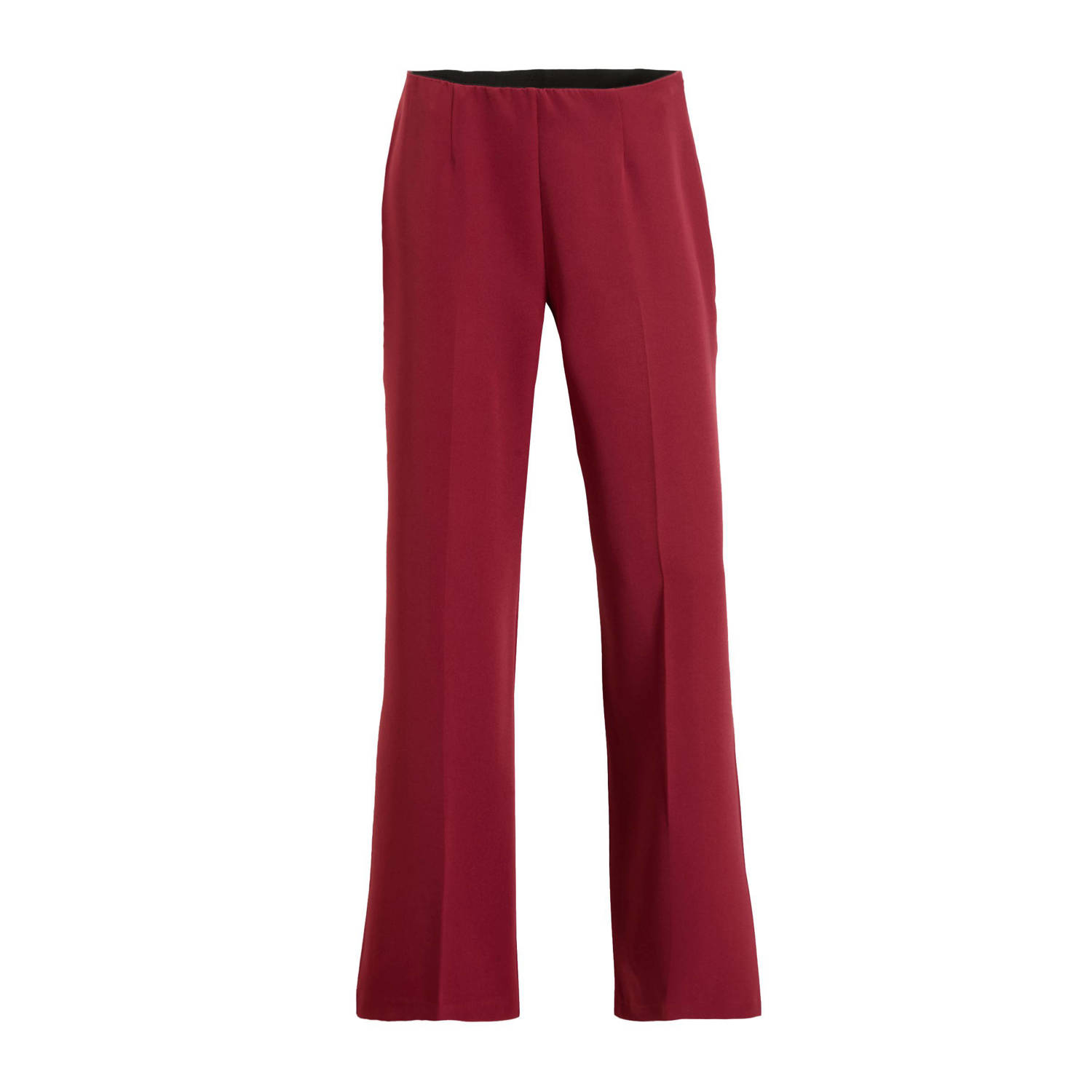 Ruby wide leg pantalon bordeauxrood