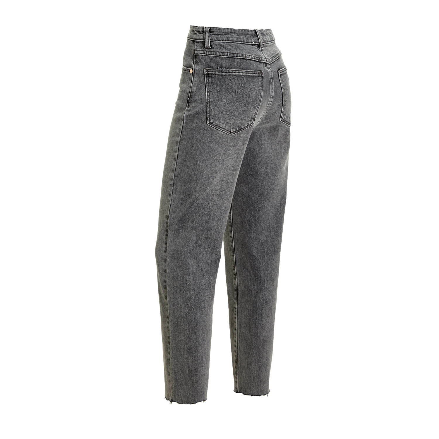 Abrand Jeans high waist straight leg jeans grey denim