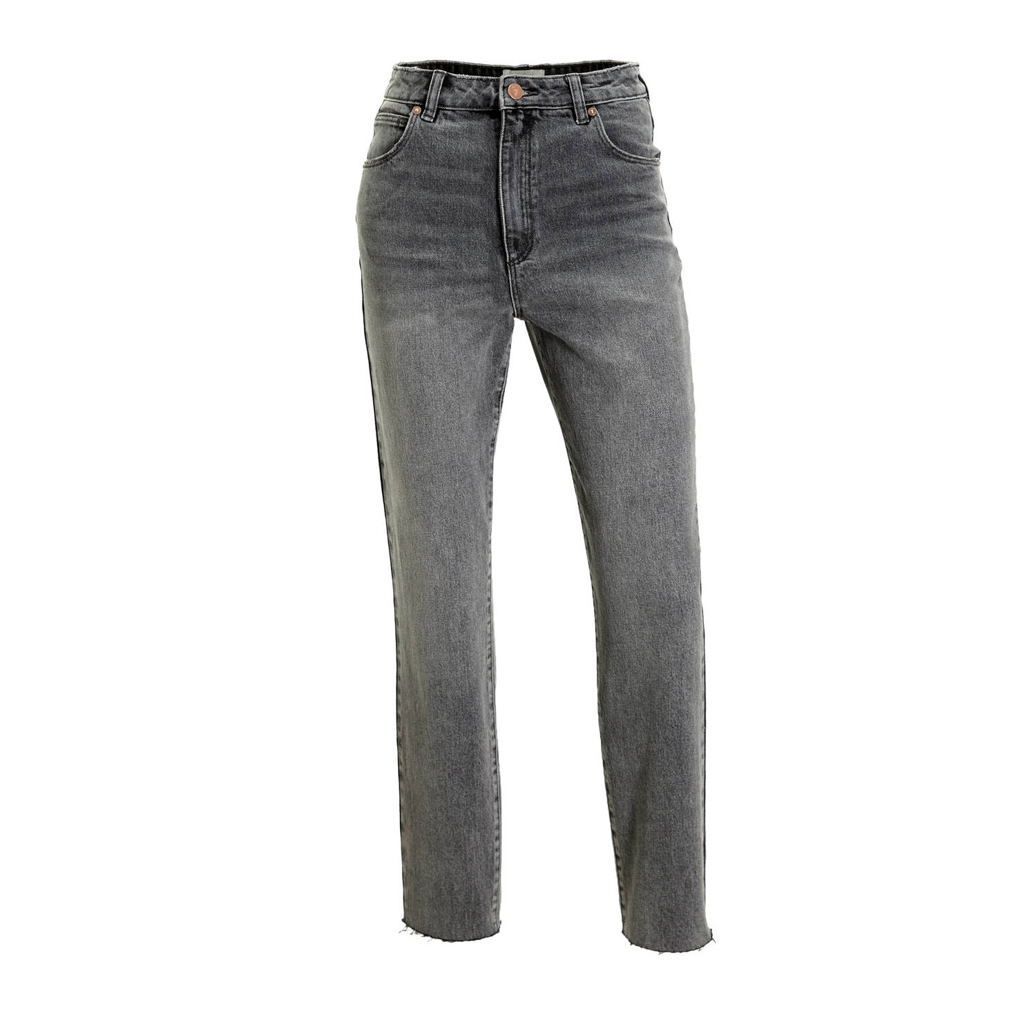 Abrand Jeans high waist straight leg jeans grey denim