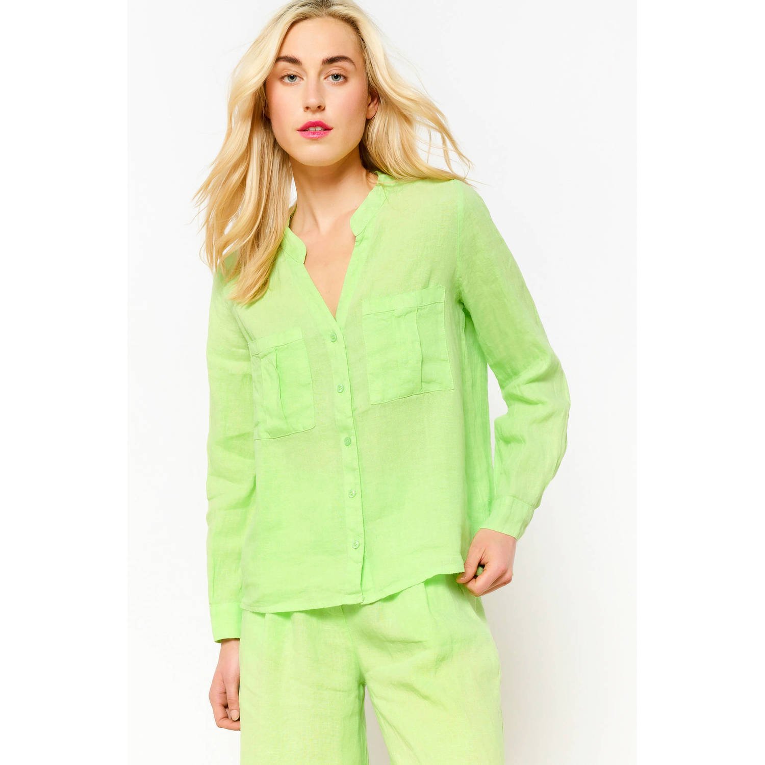 LOLALIZA Exclusive blouse groen