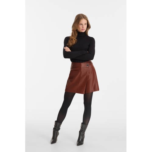 anytime imitatieleren skort roodbruin afbeelding