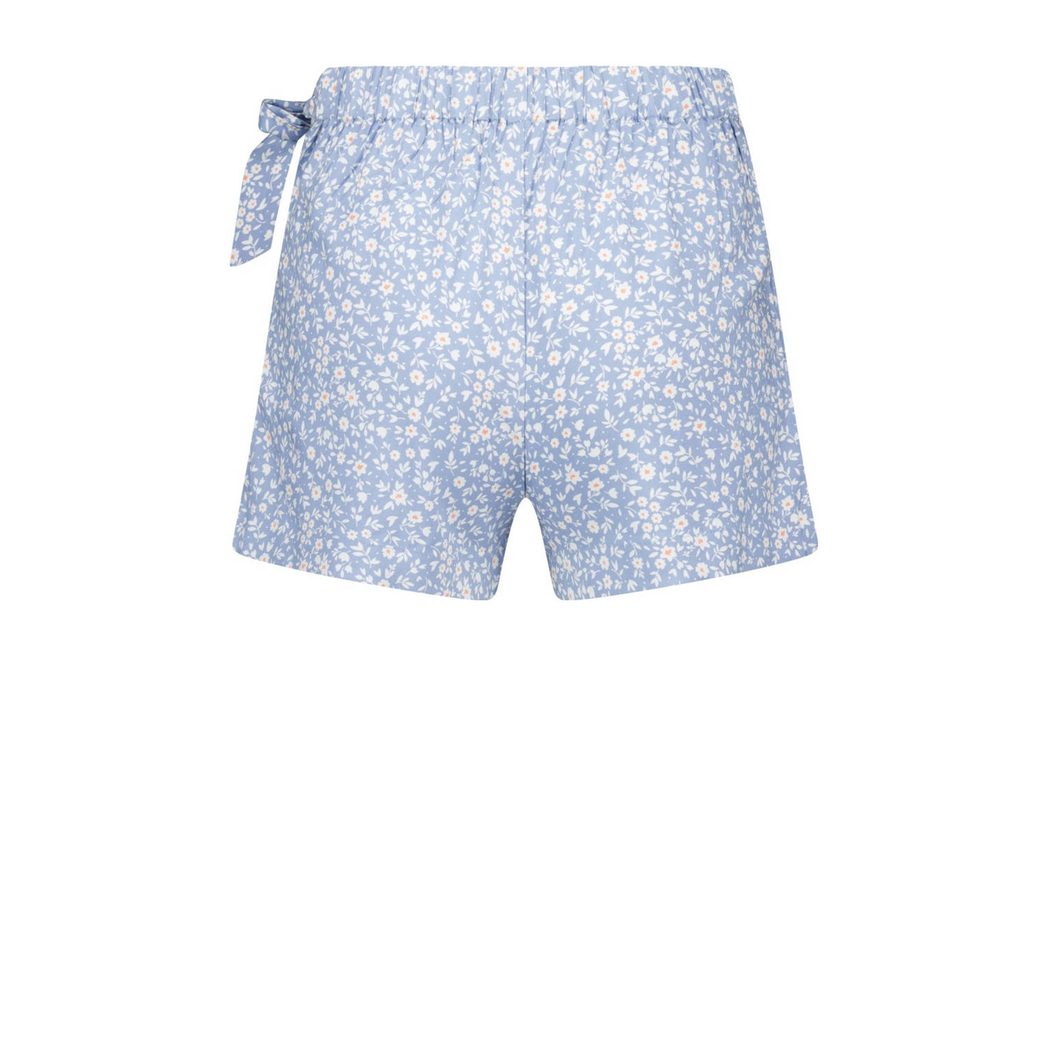 America Today gebloemde skort lichtblauw