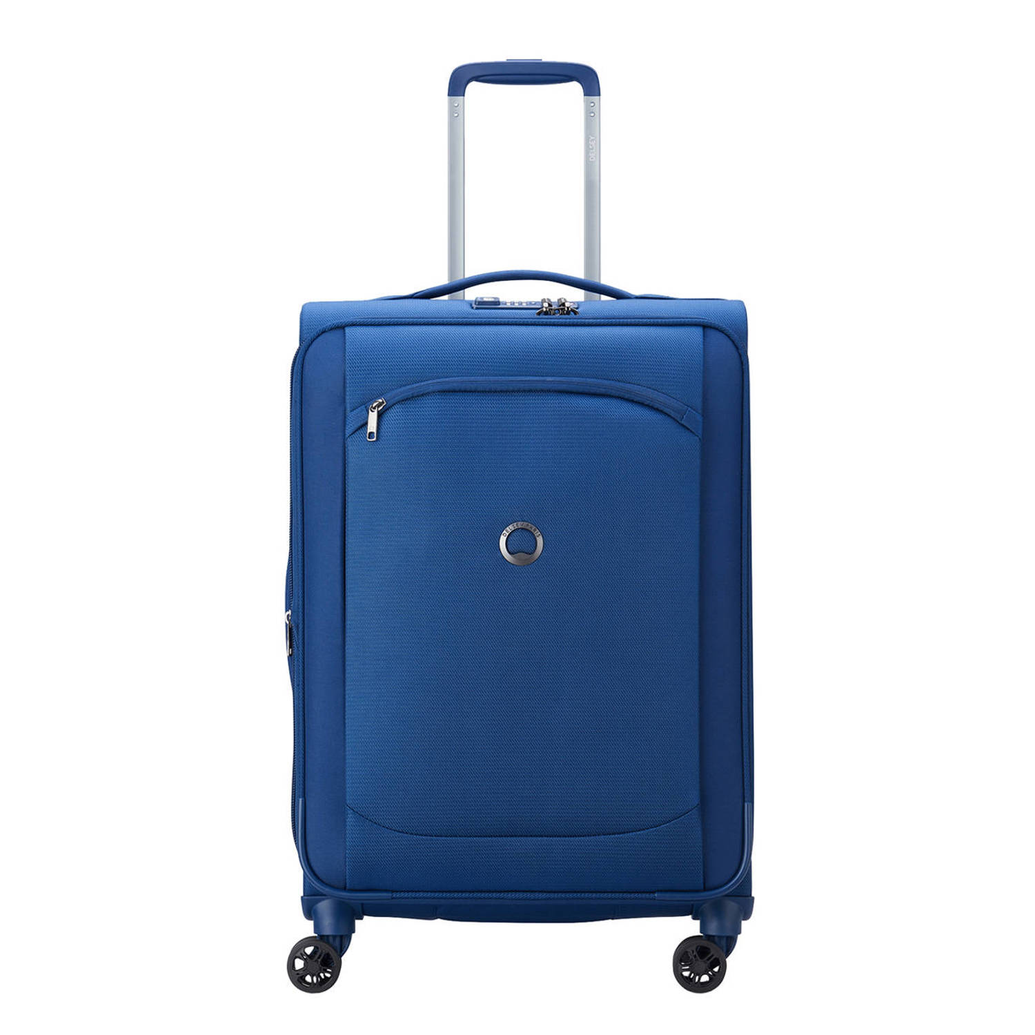 Delsey trolley Montmartre Air 2.0 68 cm. Expandable blauw
