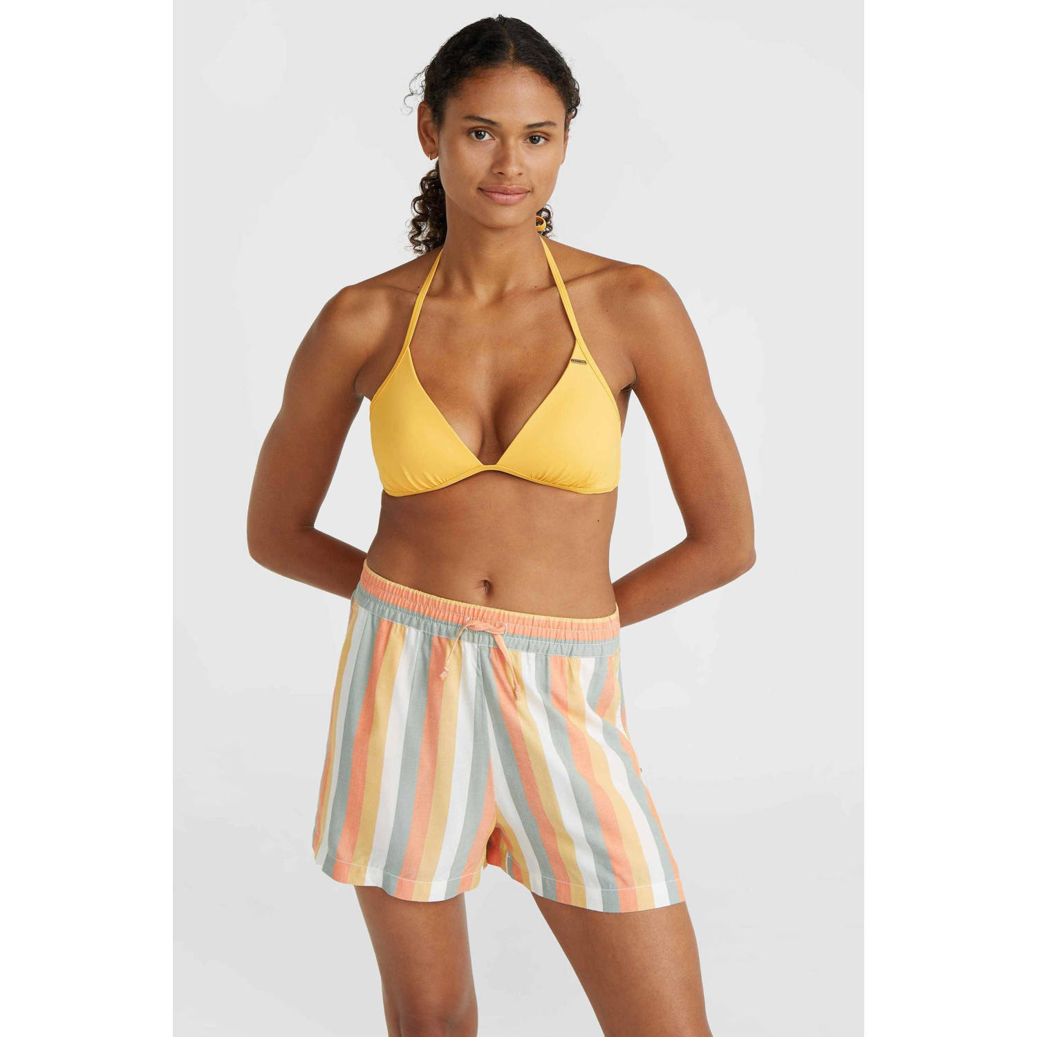 O'Neill voorgevormde triangel bikinitop geel