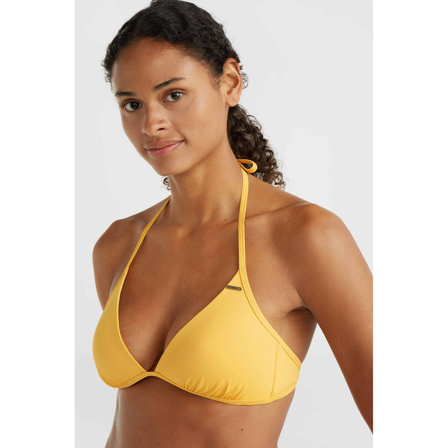 O'Neill voorgevormde triangel bikinitop geel