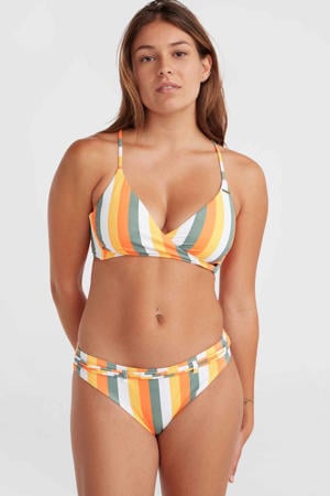 bikinibroekje Cruz oranje/wit/groen