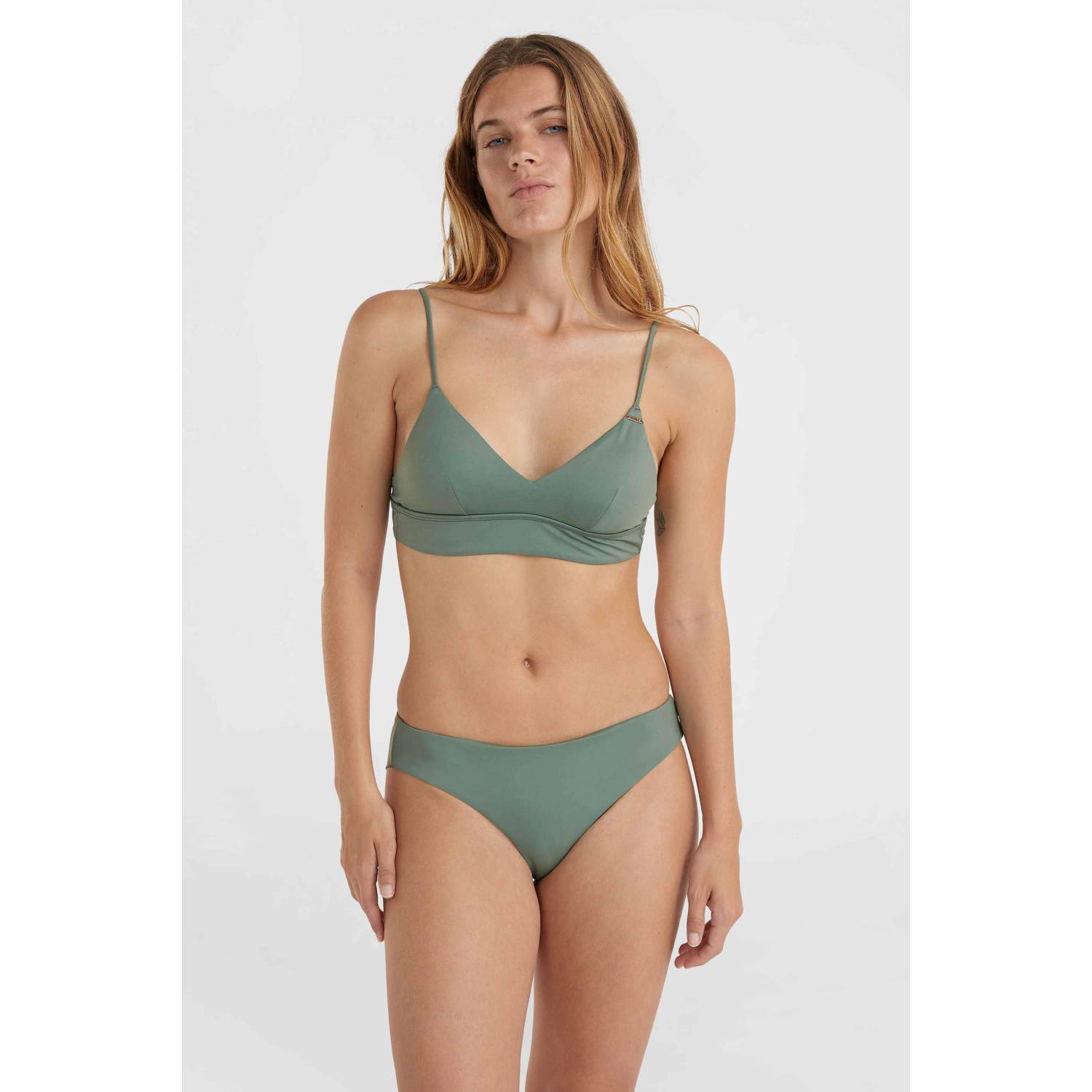 O'Neill voorgevormde crop bikinitop Wave groen