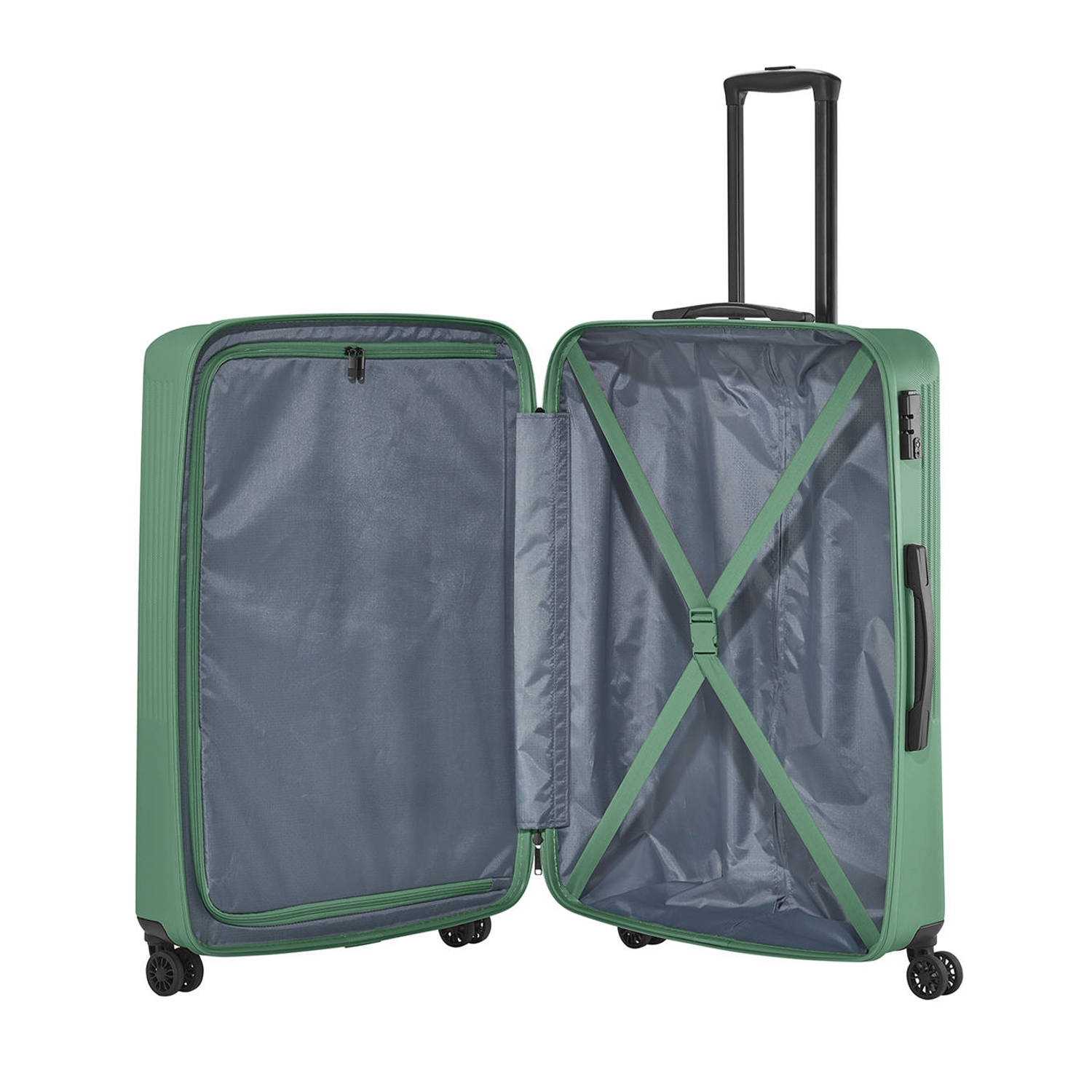 Travelite trolley Bali 77 cm. mintgroen