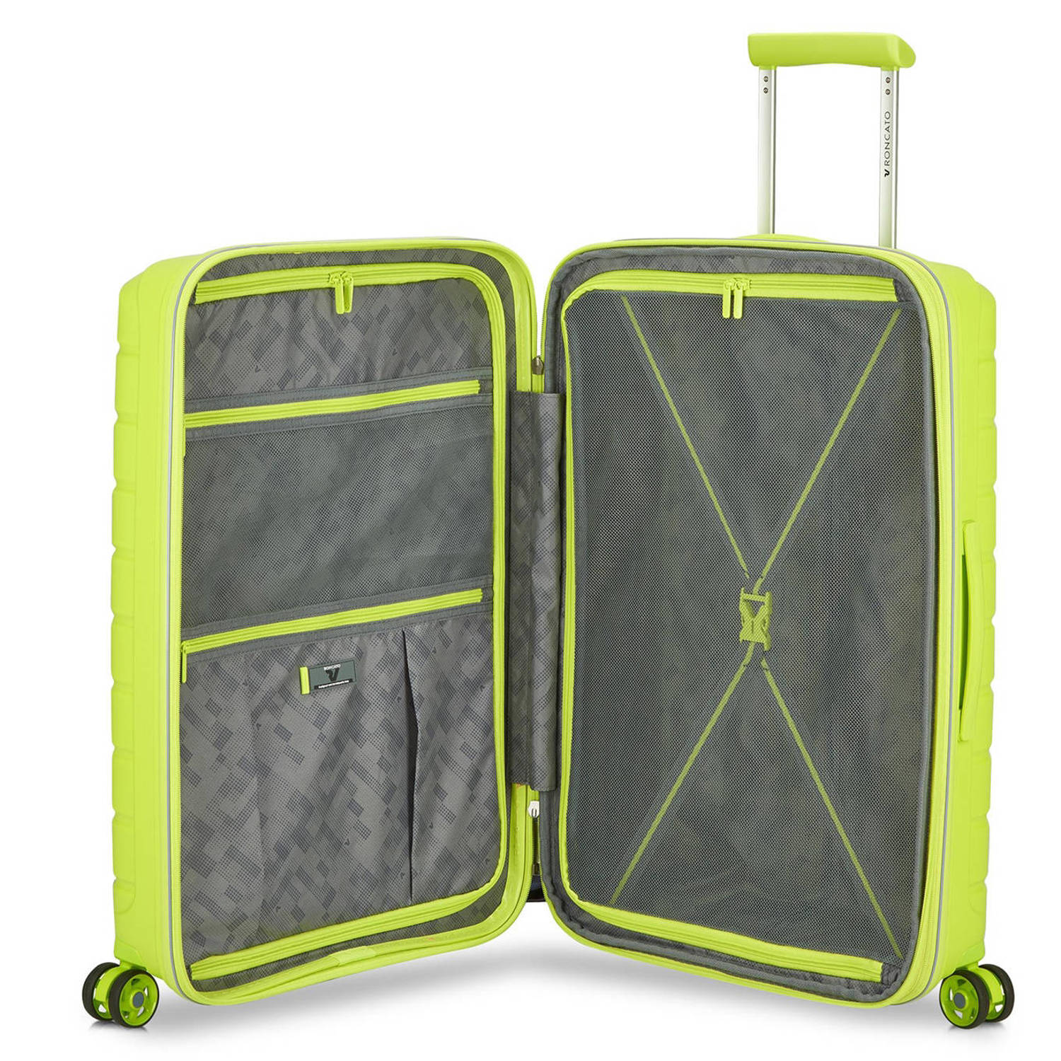 Roncato trolley B-Flying Expandable limegroen