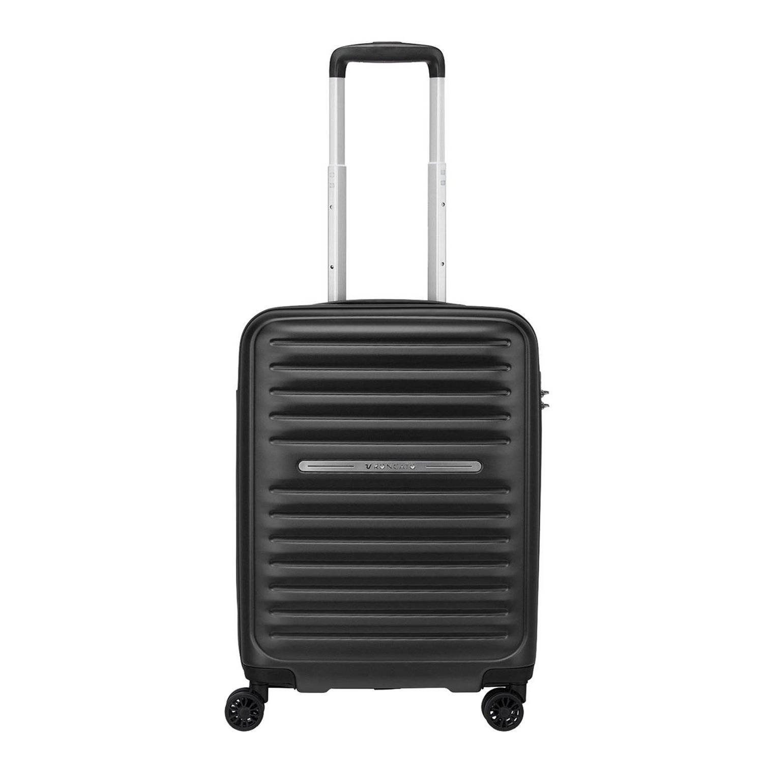 Roncato trolley Ibiza 55 cm. zwart