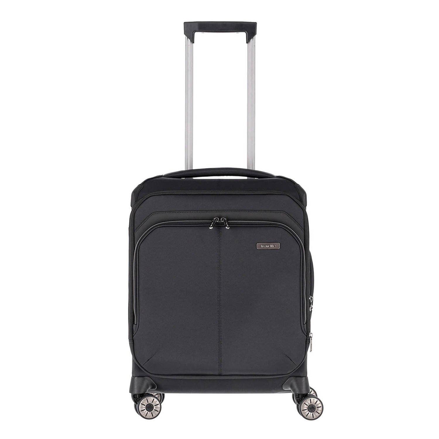 Travelite trolley Priima 55 cm. Expandable zwart