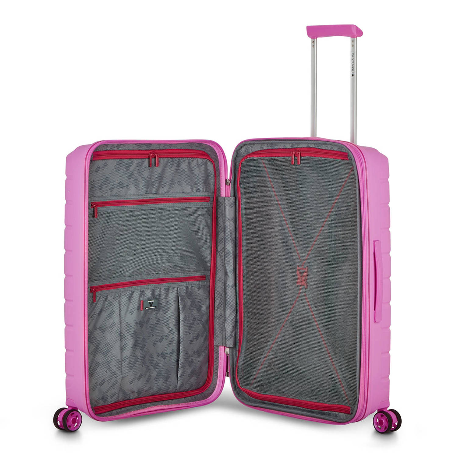 Roncato trolley B-Flying 68 cm. Expandable roze