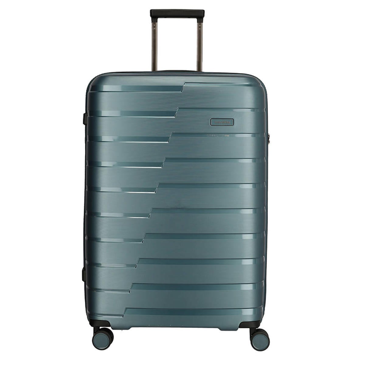 Travelite Koffer met 4 wielen, 3-delig, maten L/M/S, bagage serie Bali: ABS hardshell trolleys, zwart, Trolley Größe L (77 cm), Trolley met harde schaal met 4 wielen
