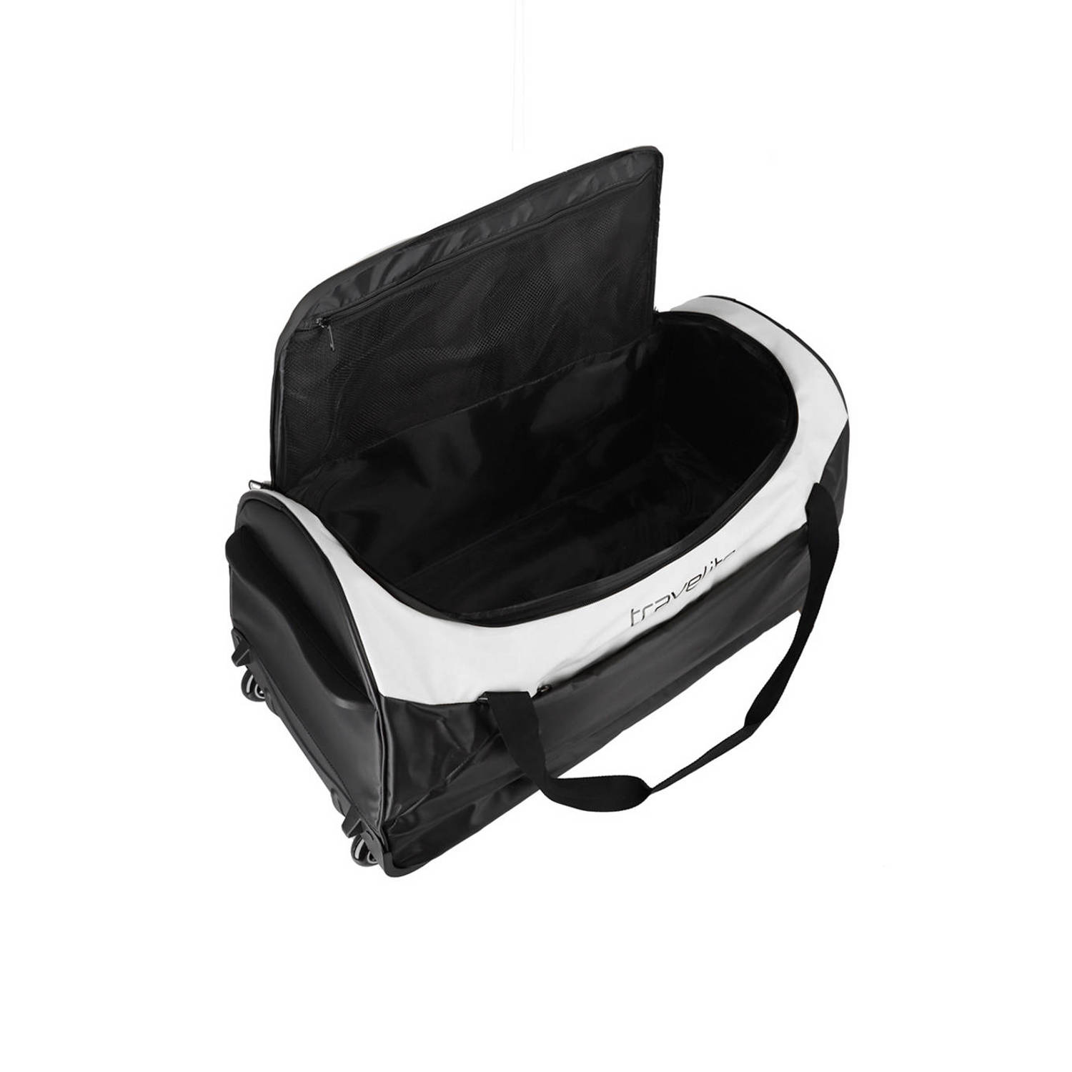 Travelite reistas Basics Trolley wit zwart
