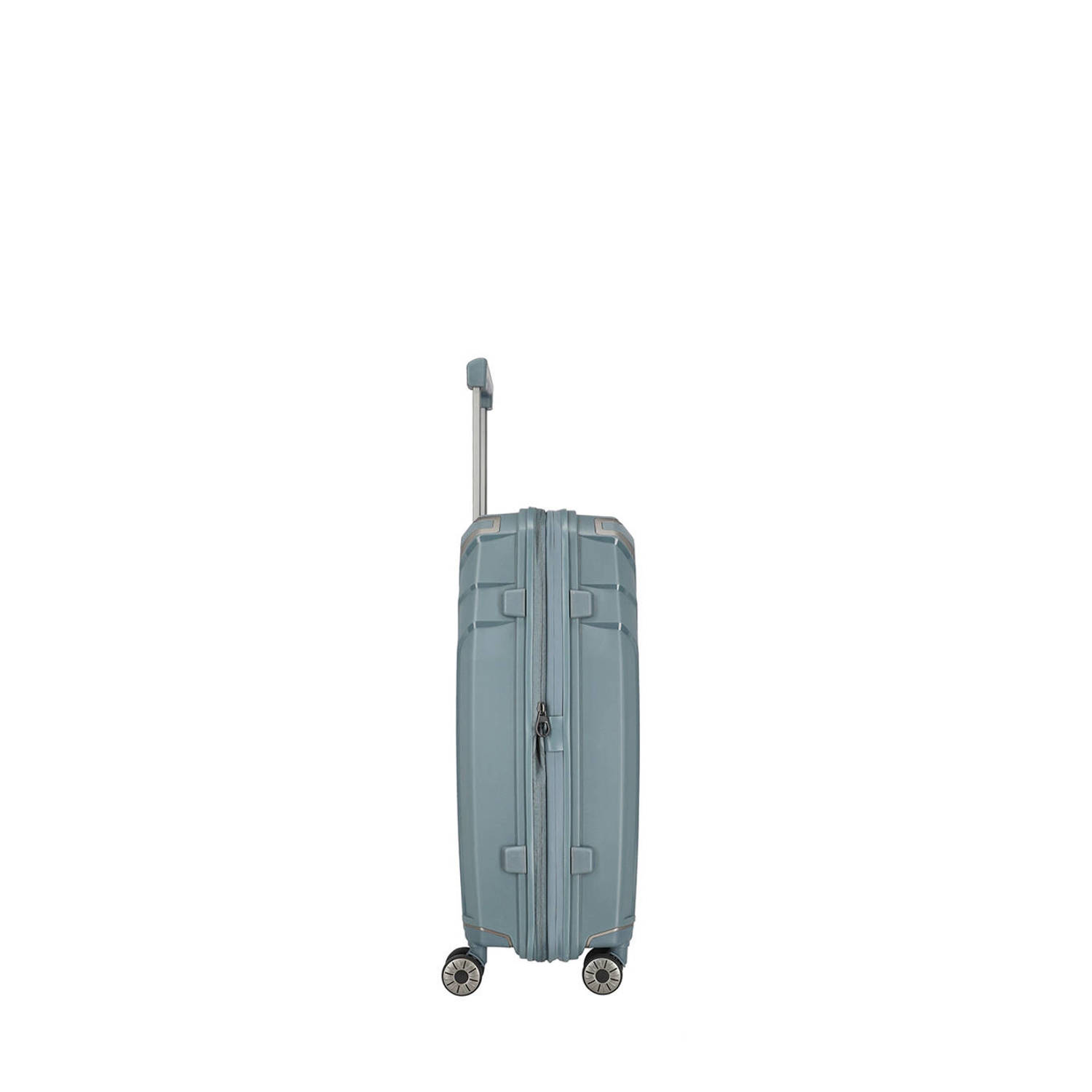 Travelite trolley Elvaa 66 cm. Expandable blauwgrijs