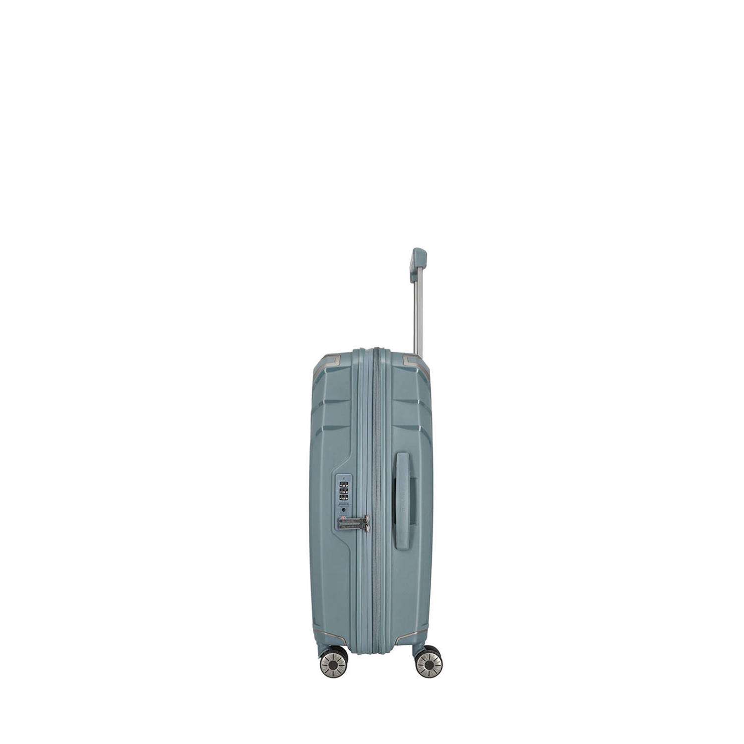 Travelite trolley Elvaa 66 cm. Expandable blauwgrijs