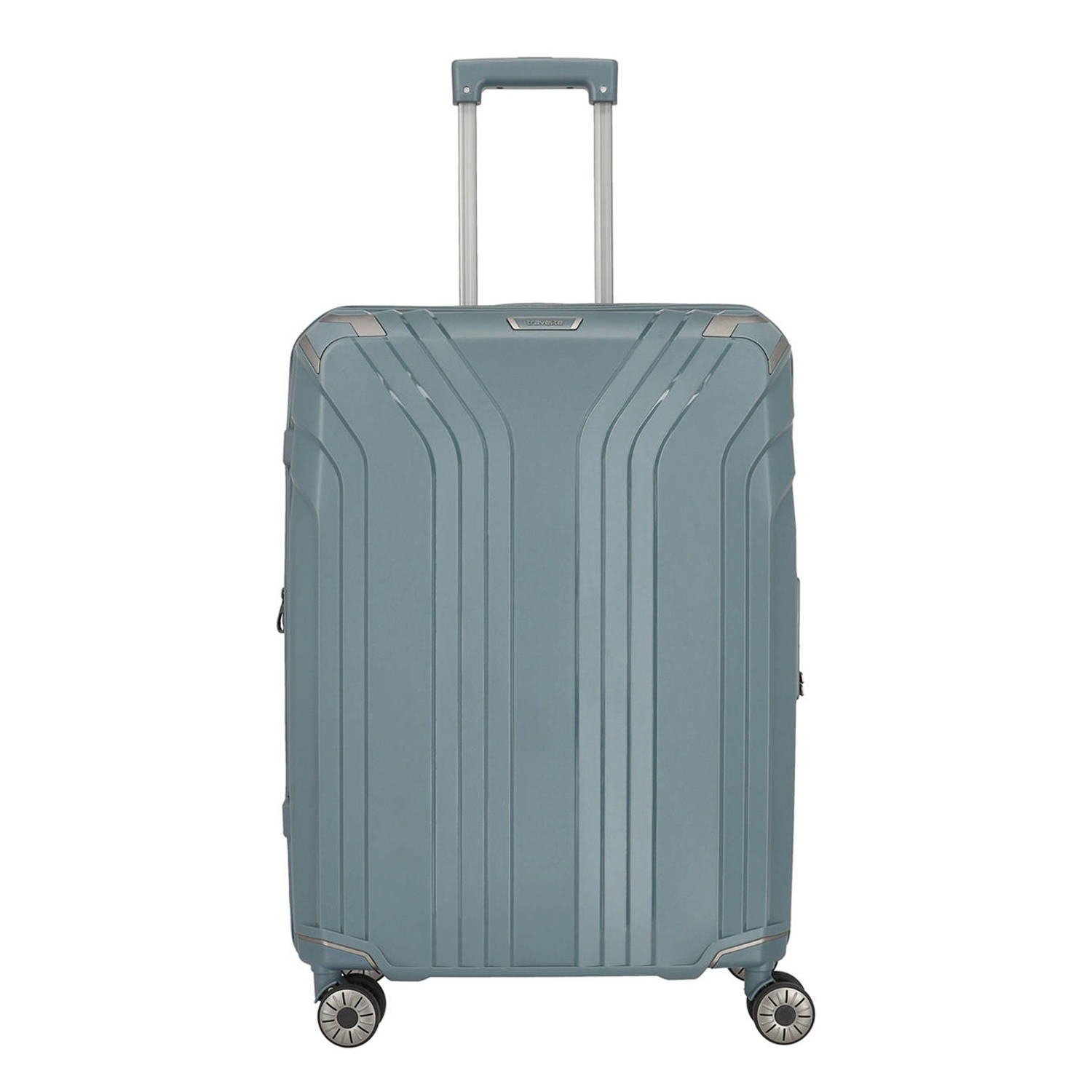 Travelite trolley Elvaa 66 cm. Expandable blauwgrijs