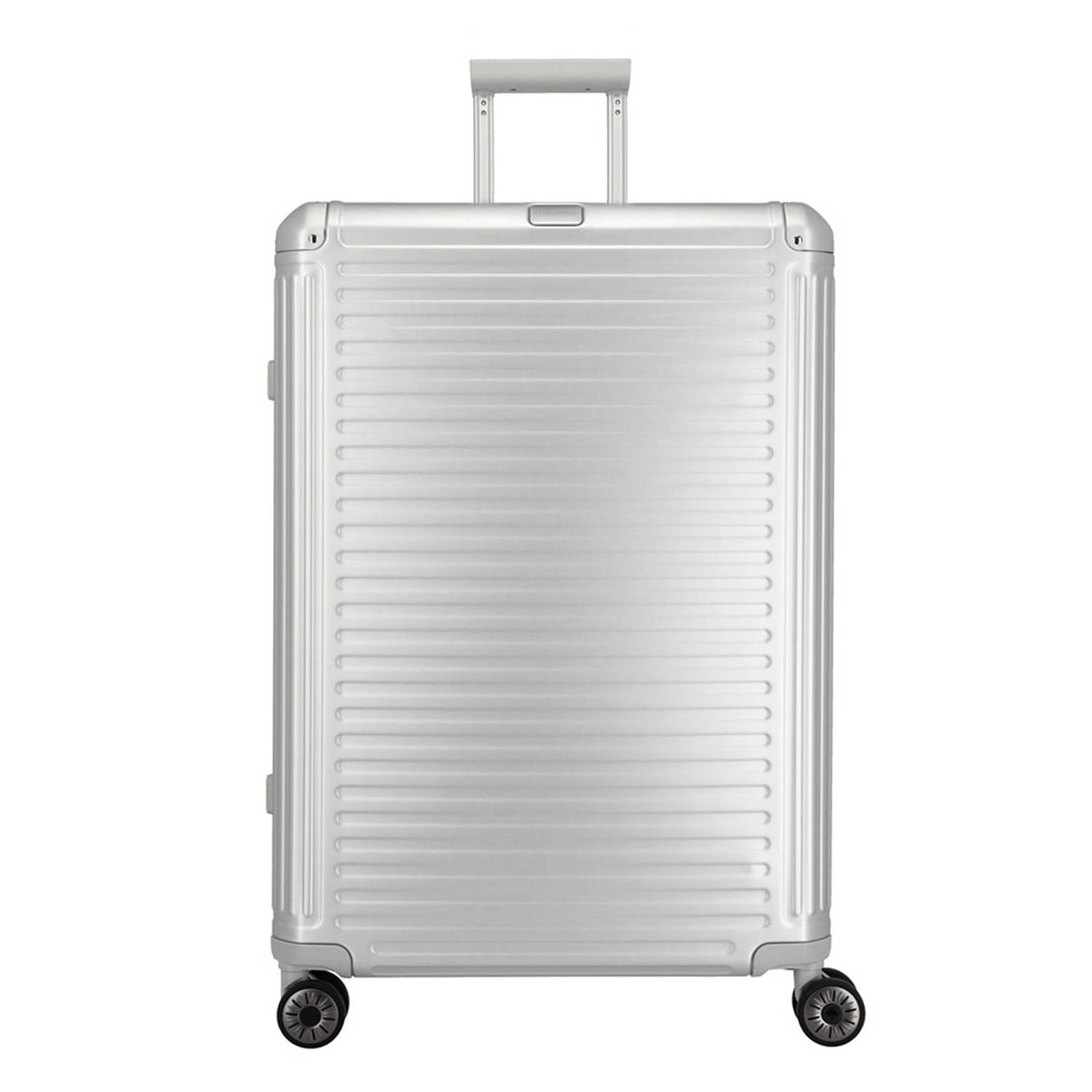 Travelite trolley Next 2.0 Aluminium 77 cm. zilverkleurig