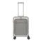 Travelite trolley Next 2.0 Aluminium 55 cm. frontpocket zilverkleurig