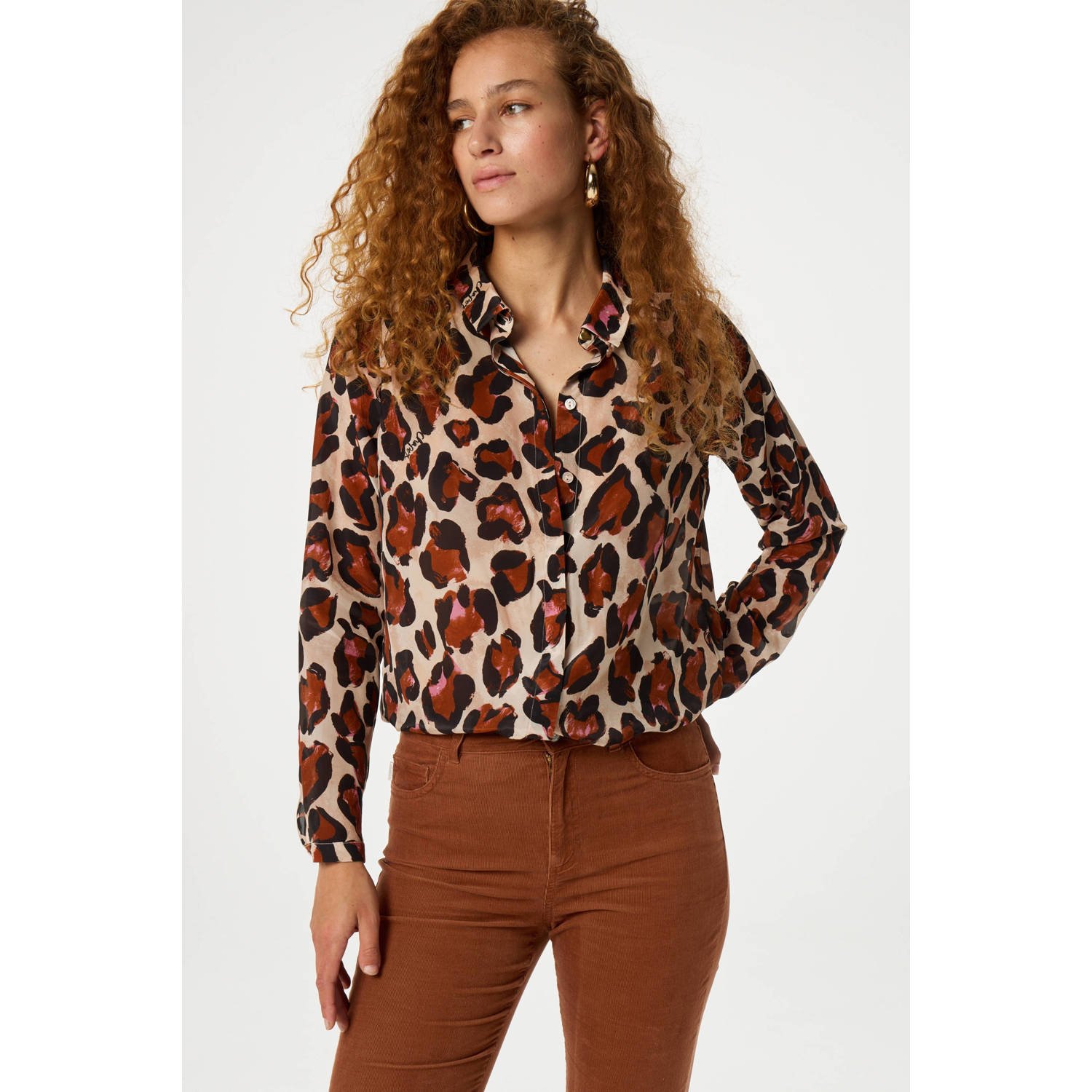 Fabienne Chapot Blouse met Animal-Print Elegant en veelzijdig Multicolor Dames