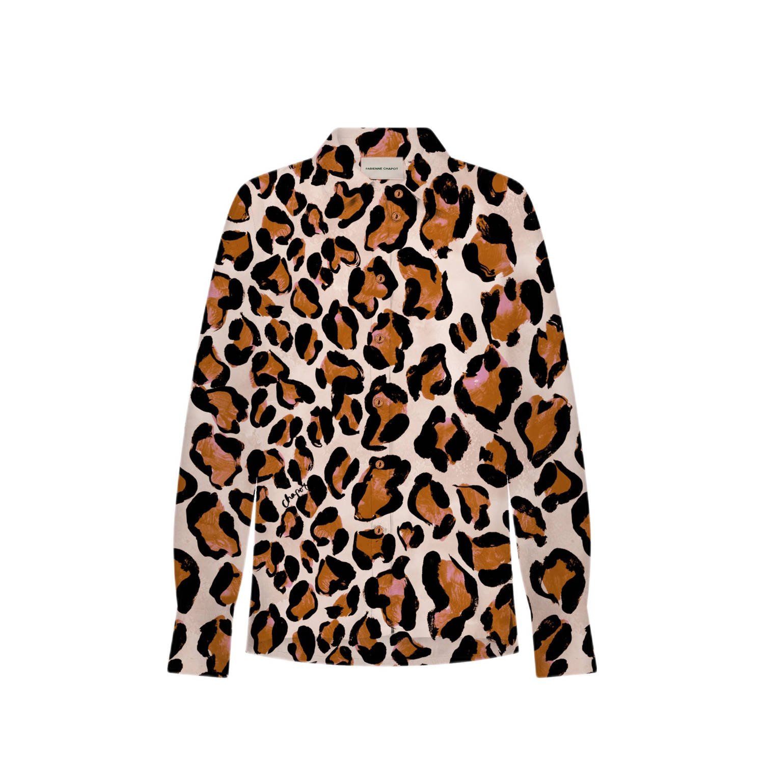 Fabienne Chapot Blouse met Animal-Print Elegant en veelzijdig Multicolor Dames