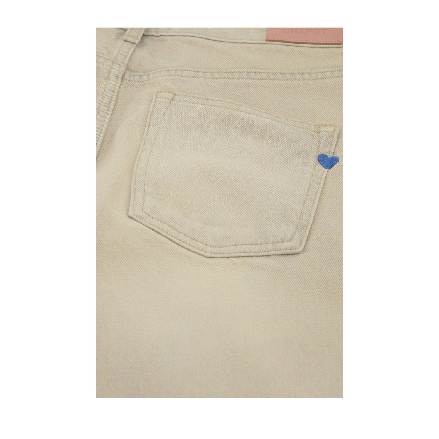 Fabienne Chapot wide leg jeans Lucy beige light blue denim