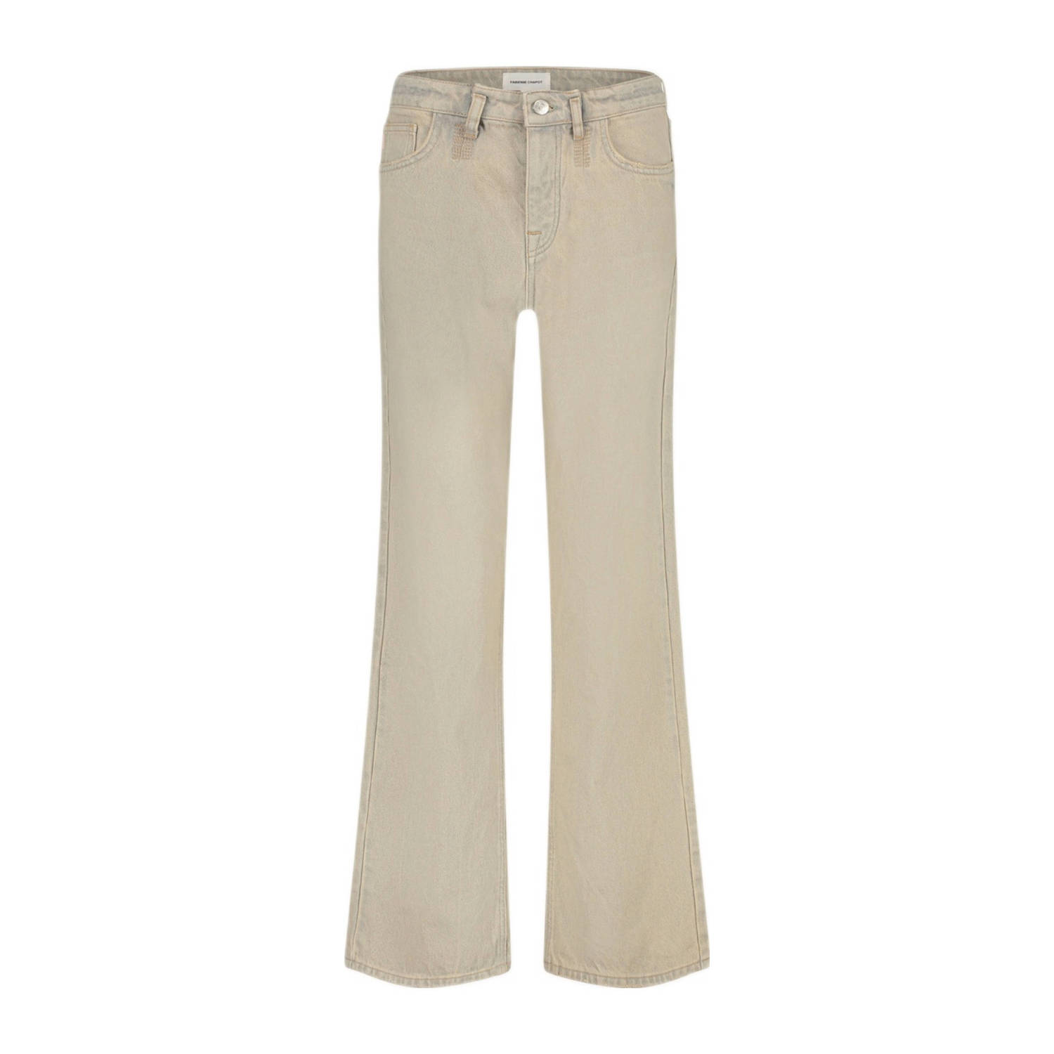 Fabienne Chapot Beige Wide Leg Jeans voor Vrouwen Beige Dames