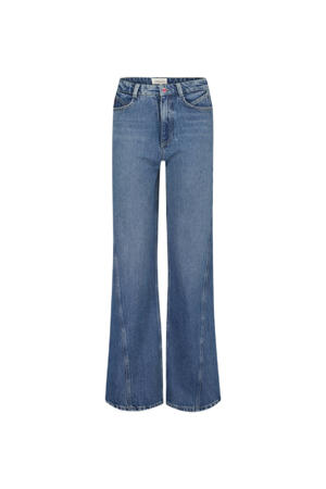 high waist flared jeans Bonnie medium blue denim