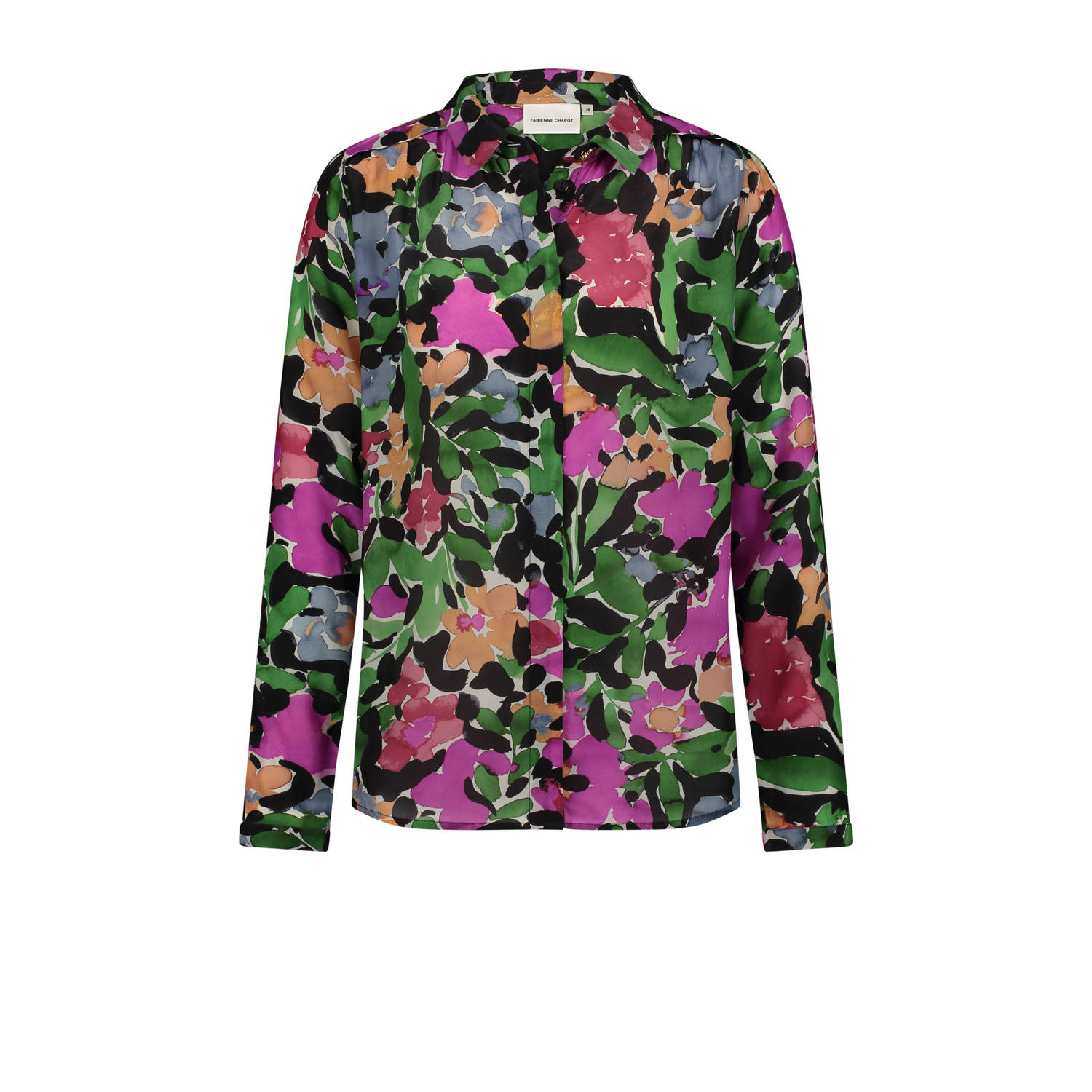 Fabienne Chapot Bloemenprint Lange Mouw Blouse Multicolor Dames