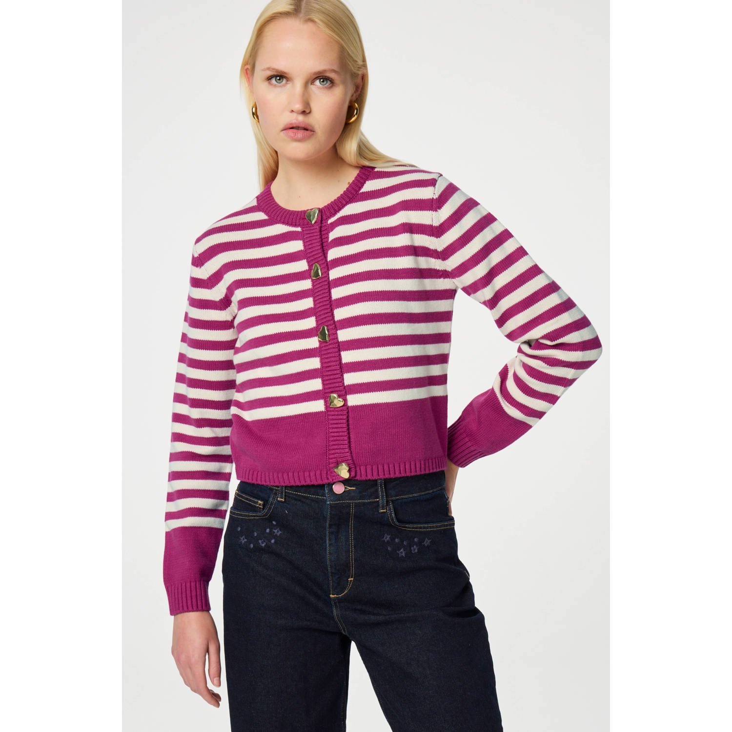Fabienne Chapot Comfortabele Gebreide Vest Multicolor Dames