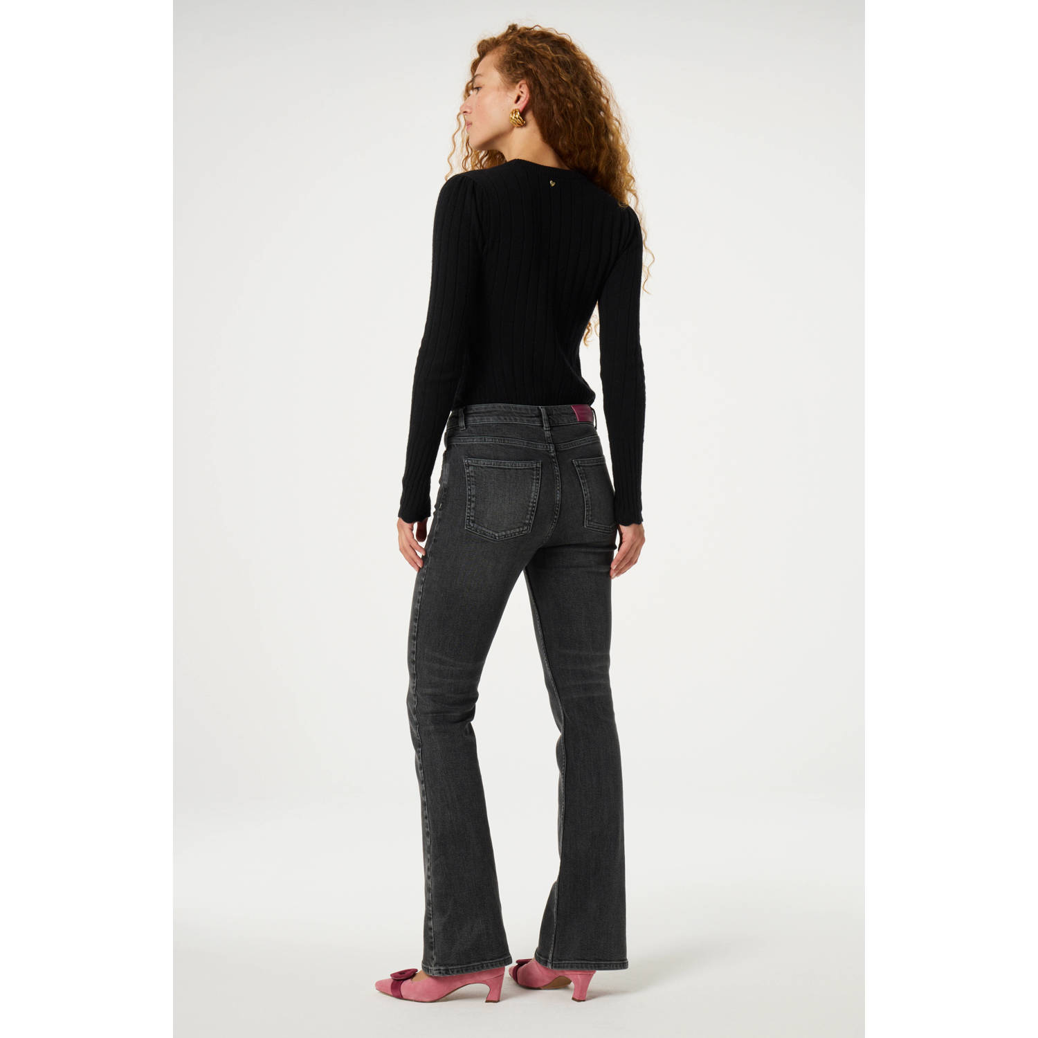 Fabienne Chapot flared jeans Eva black denim