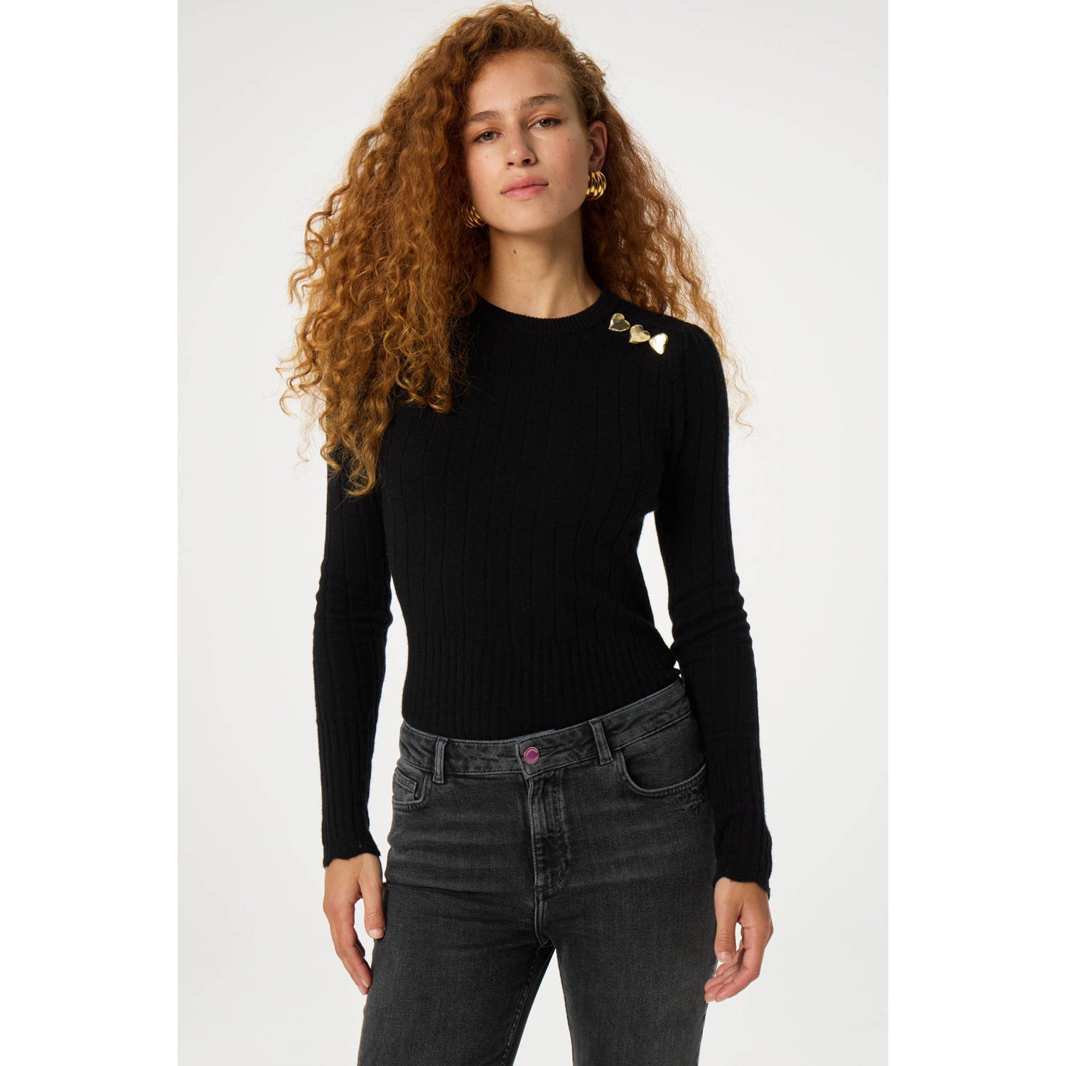 FABIENNE CHAPOT Dames Truien & Vesten Banda Pullover Zwart