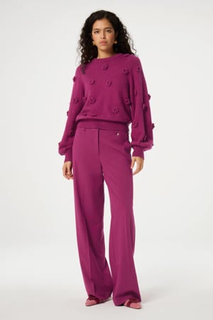 wide leg pantalon Nolan roze