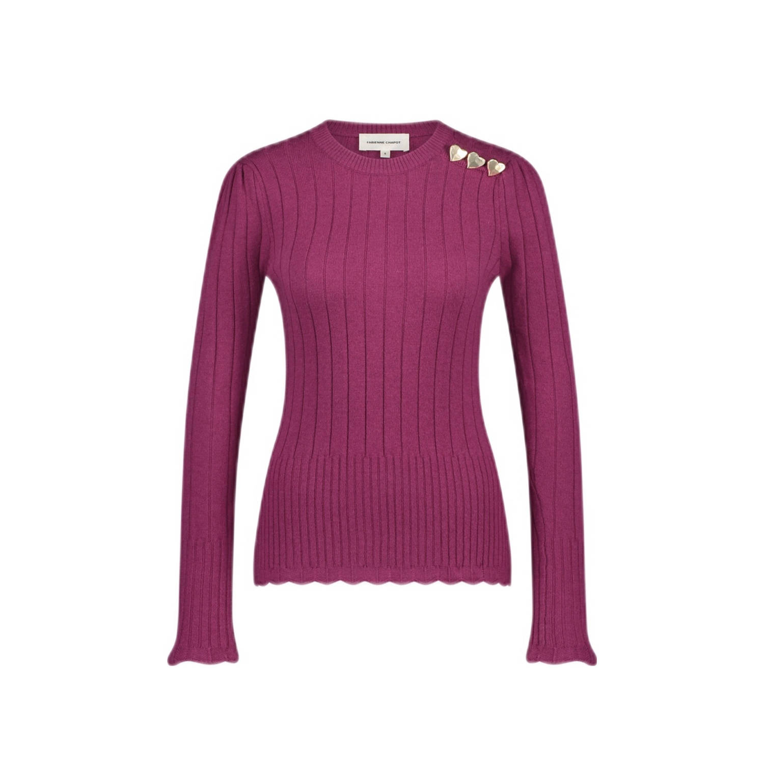 FABIENNE CHAPOT Dames Truien & Vesten Banda Pullover Paars