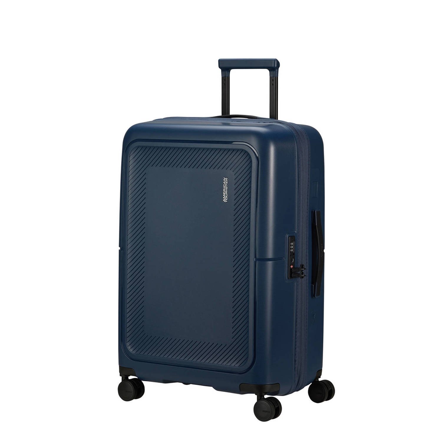 American Tourister trolley Dashpop 67 cm. Expandable donkerblauw