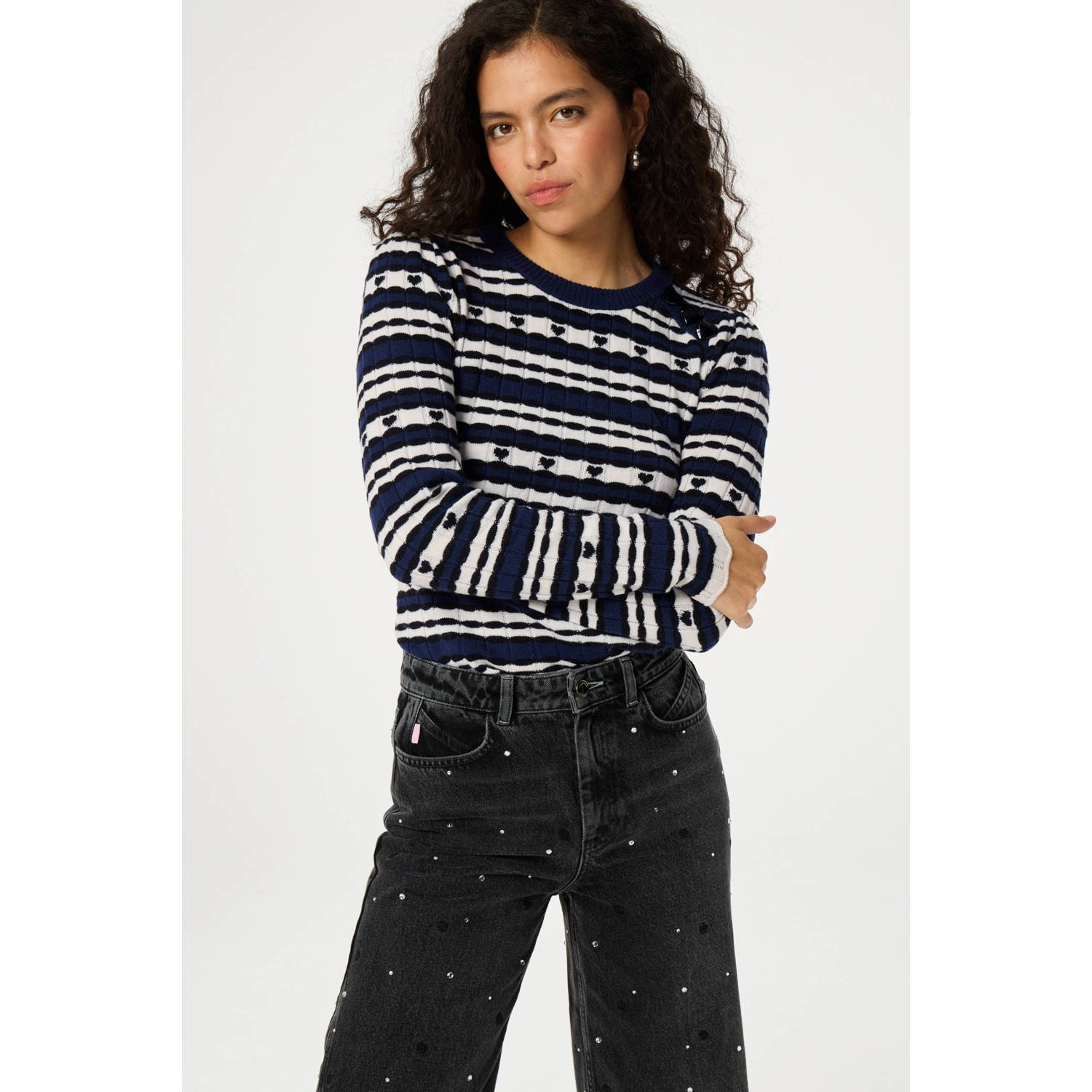Fabienne Chapot Banda Pullover Black Dames