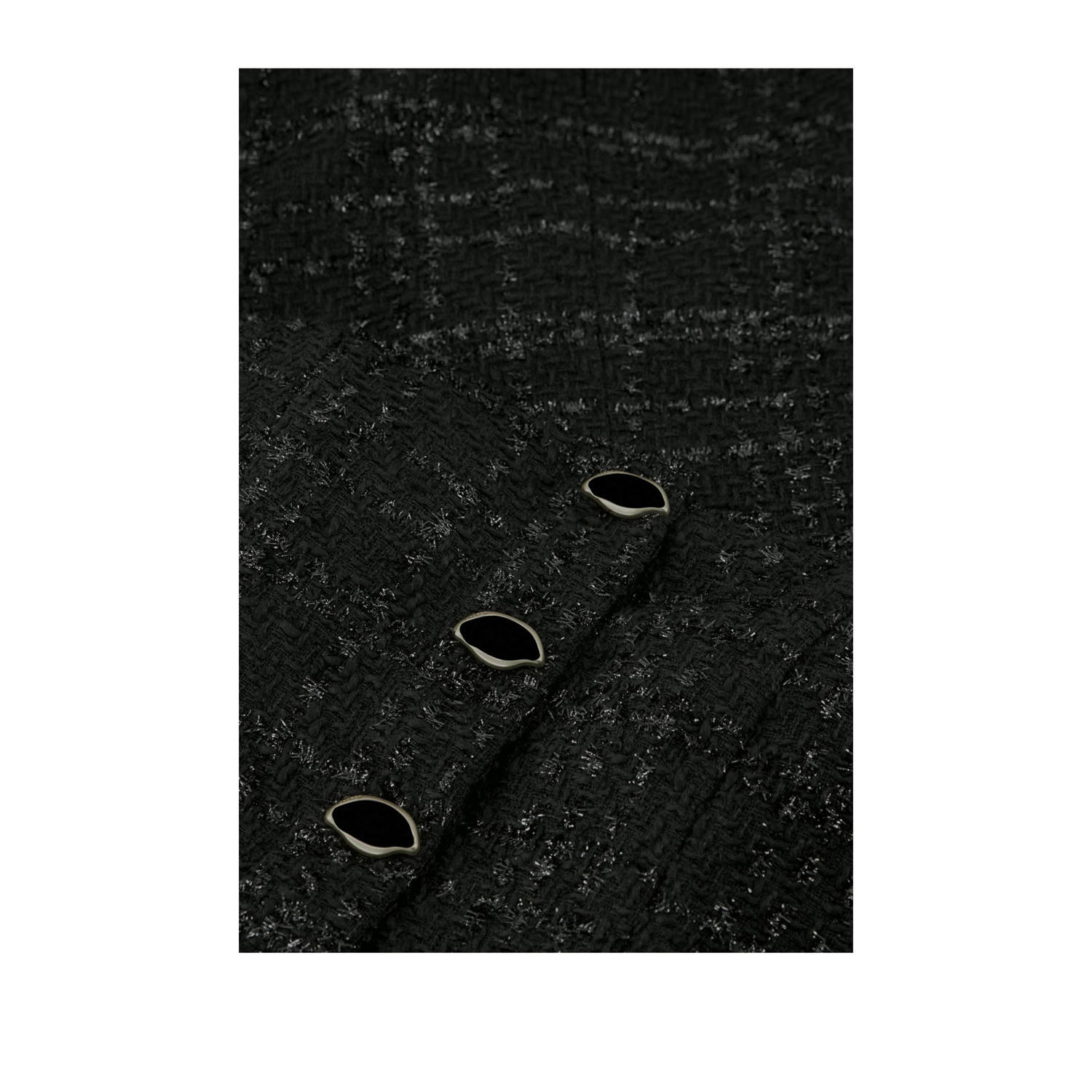 Fabienne Chapot geruite tweed top Twinnie zwart donkergrijs