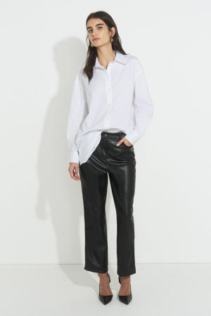 imitatieleren broek zwart