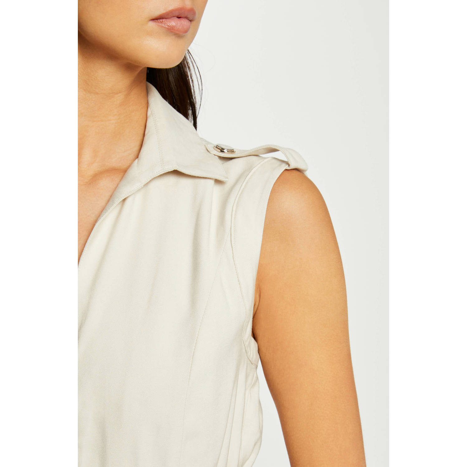 Morgan jurk beige