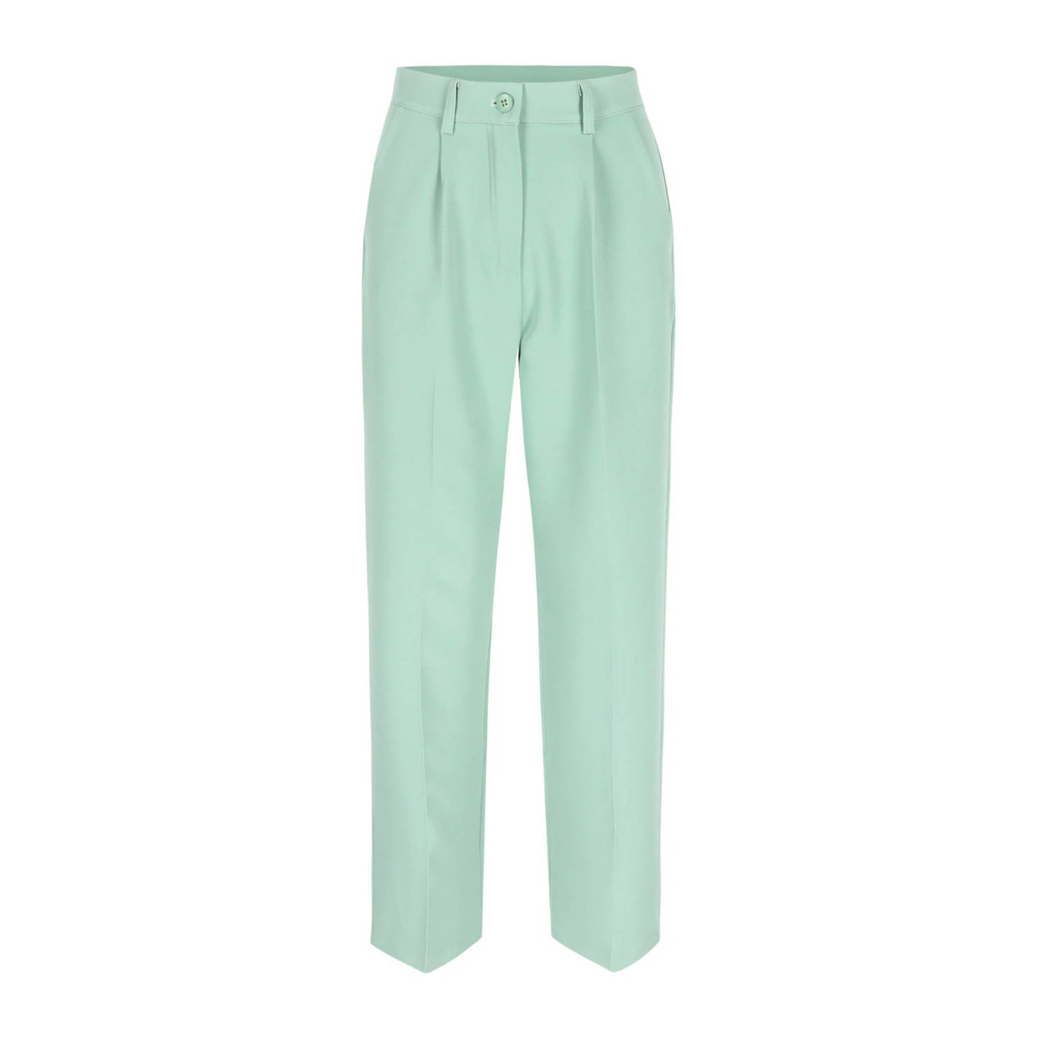 LOLALIZA high waist wide leg broek mintgroen