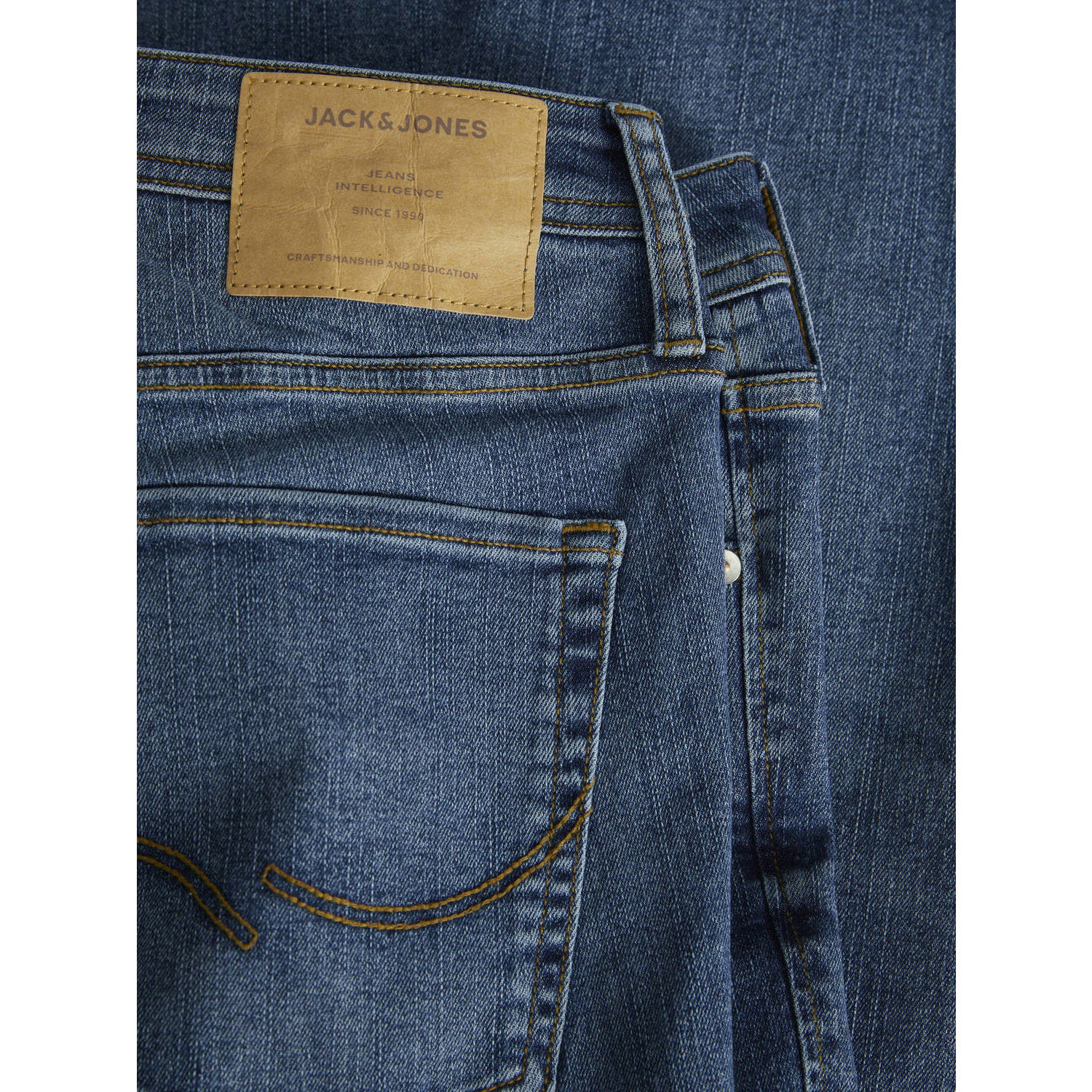 JACK & JONES JEANS INTELLIGENCE slim fit jeans JJILIAM blue denim