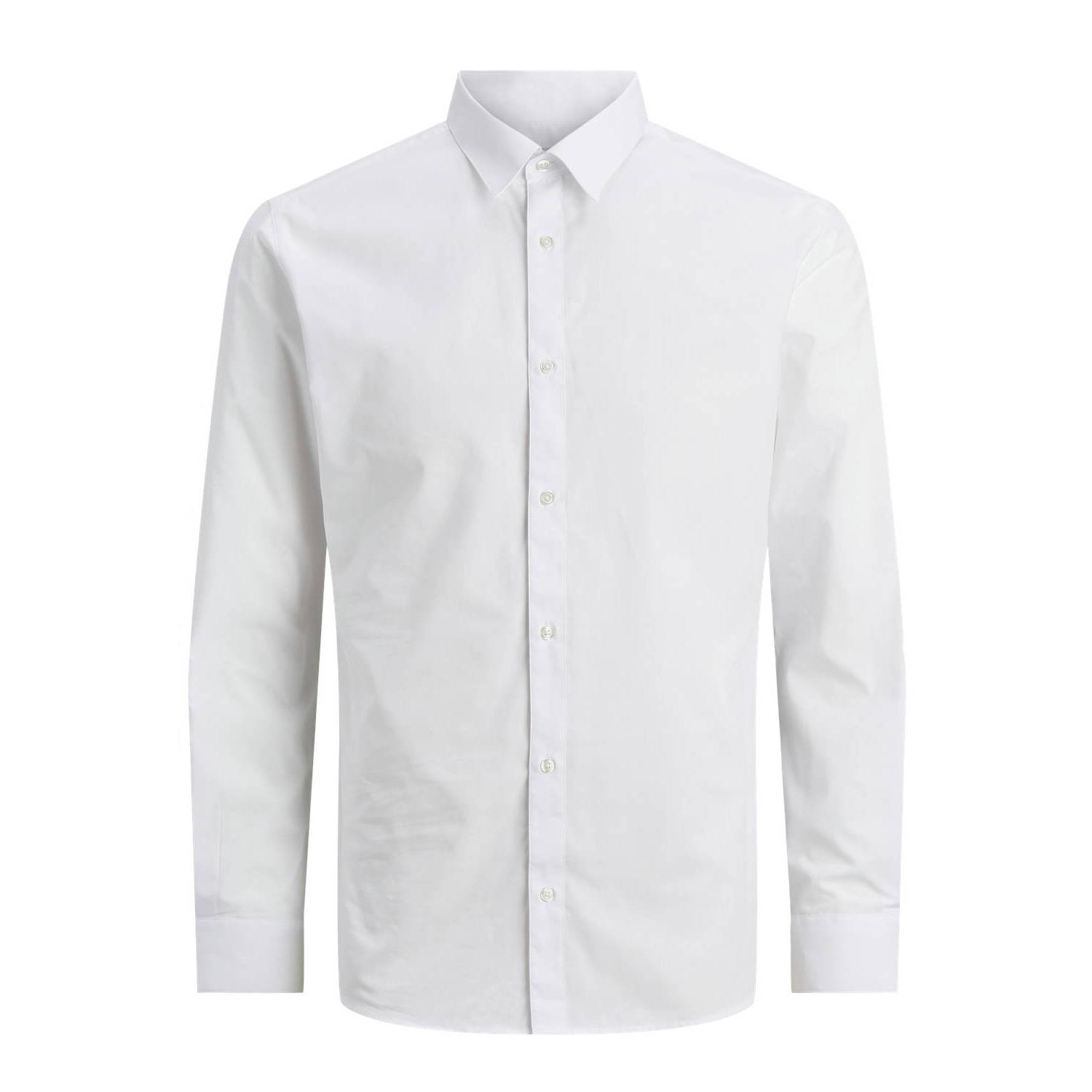 JACK & JONES slim fit overhemd JJOE wit