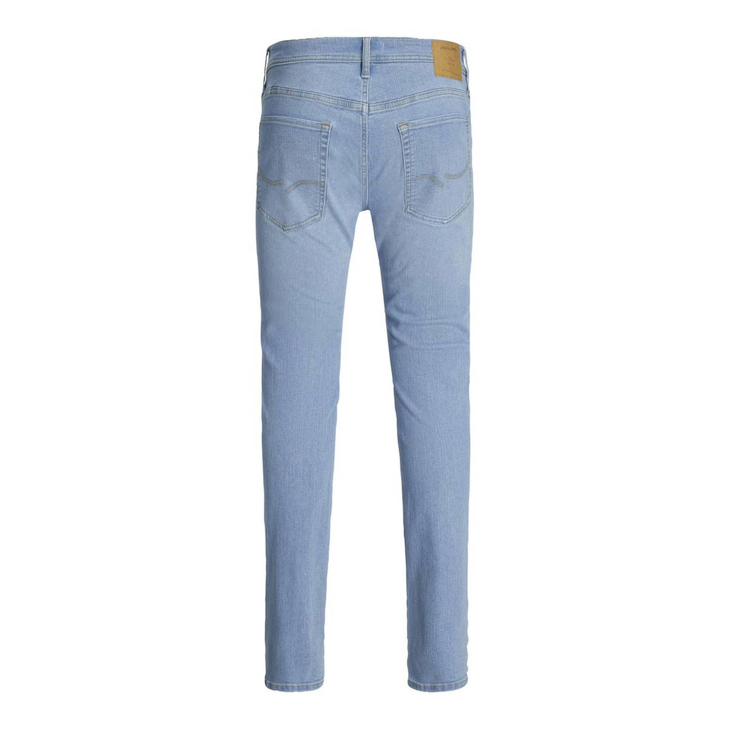 JACK & JONES JEANS INTELLIGENCE tapered fit jeans JJIMIKE JJORIGINAL blauw