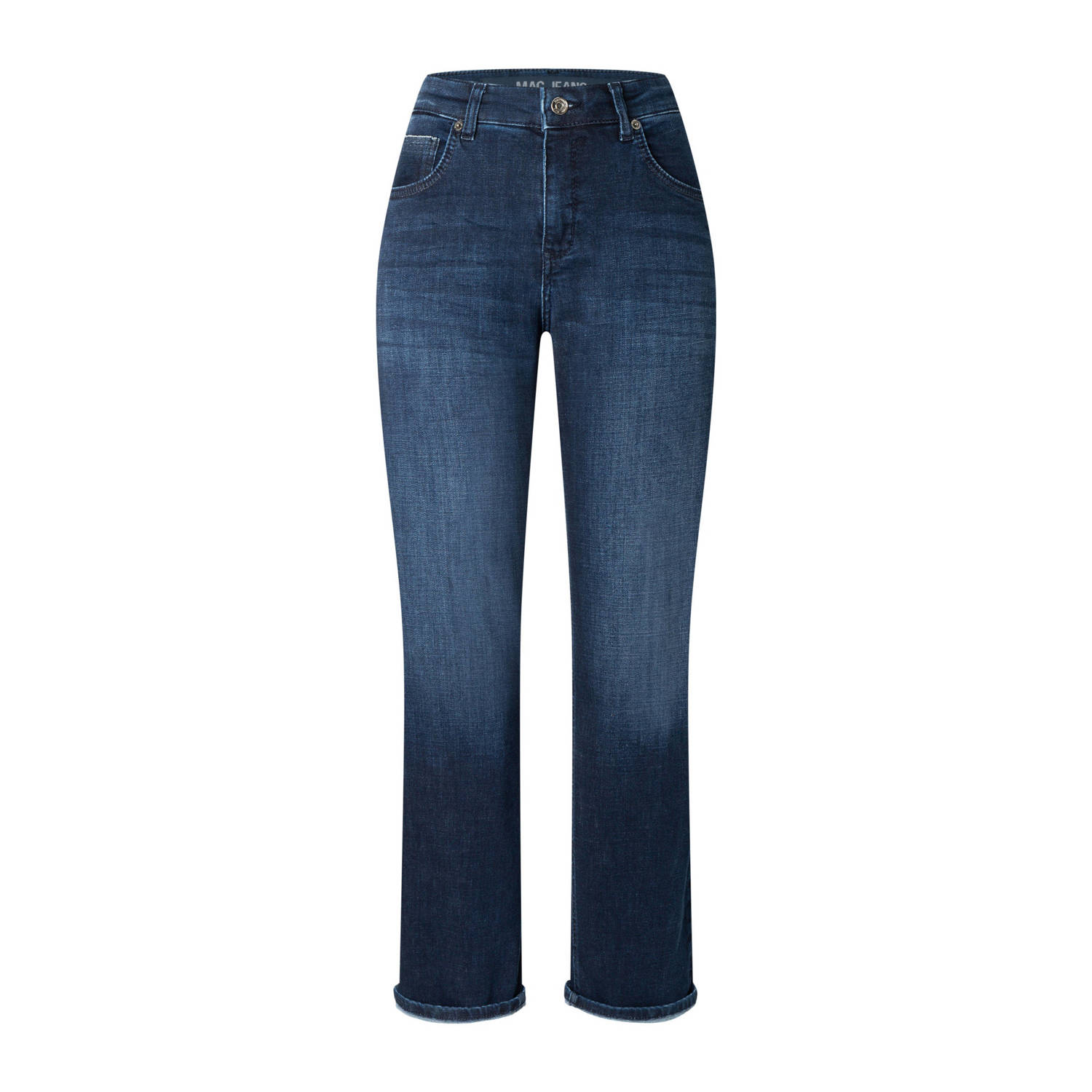 MAC regular jeans Straight dark blue denim