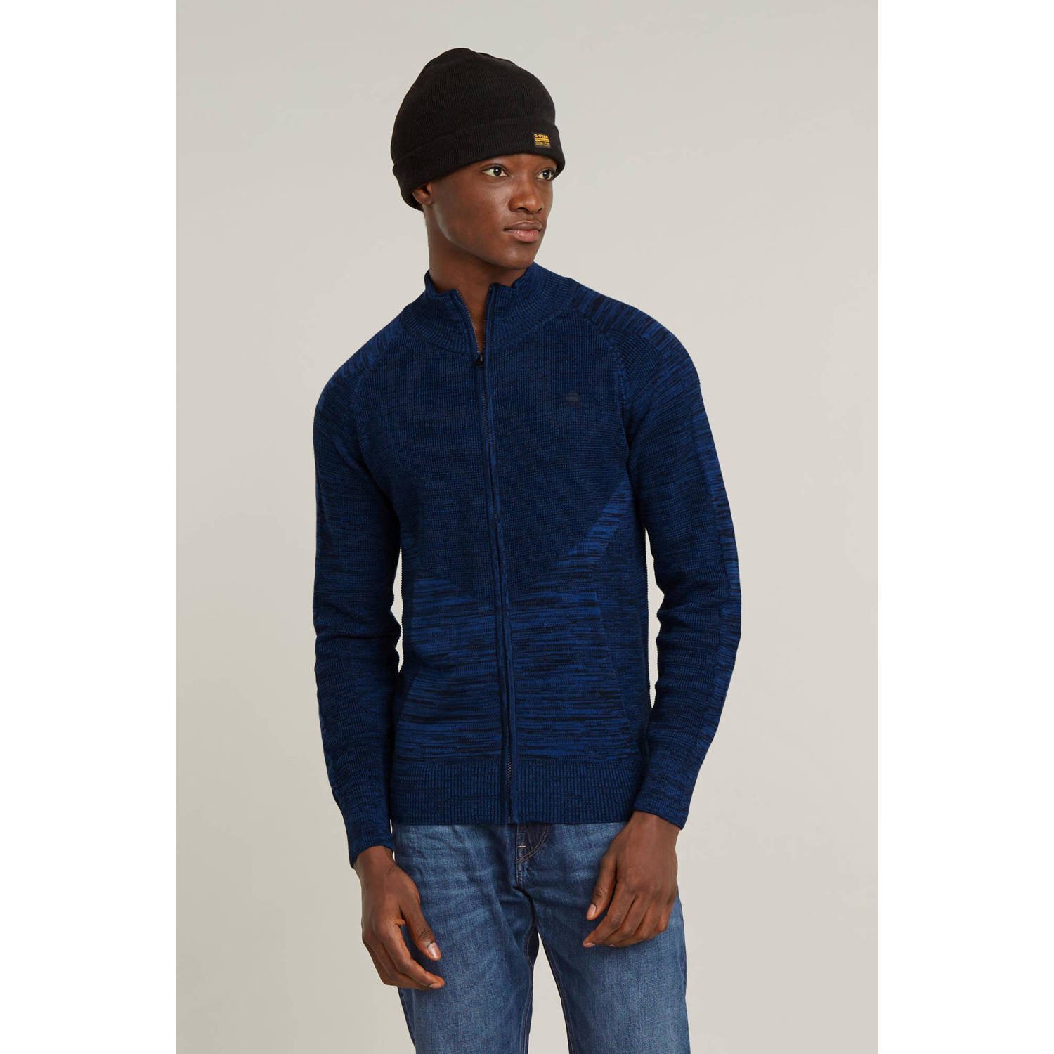 G-STAR gemêleerd vest blauw