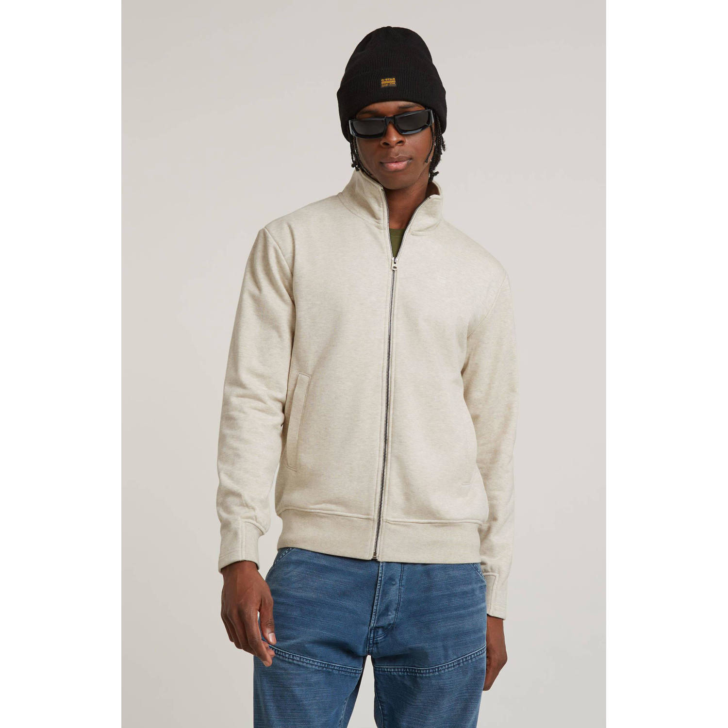 G-STAR sweatvest Nifous met logo
