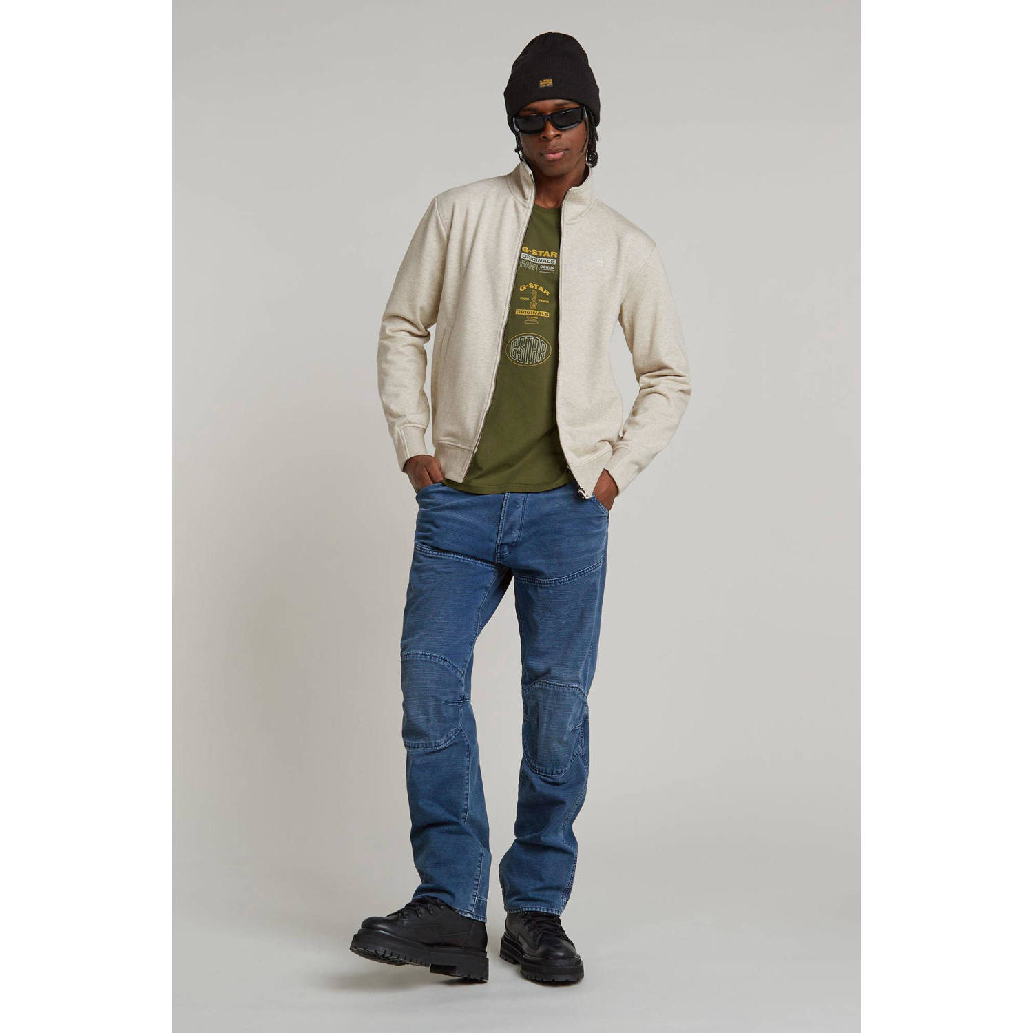G-STAR sweatvest Nifous met logo