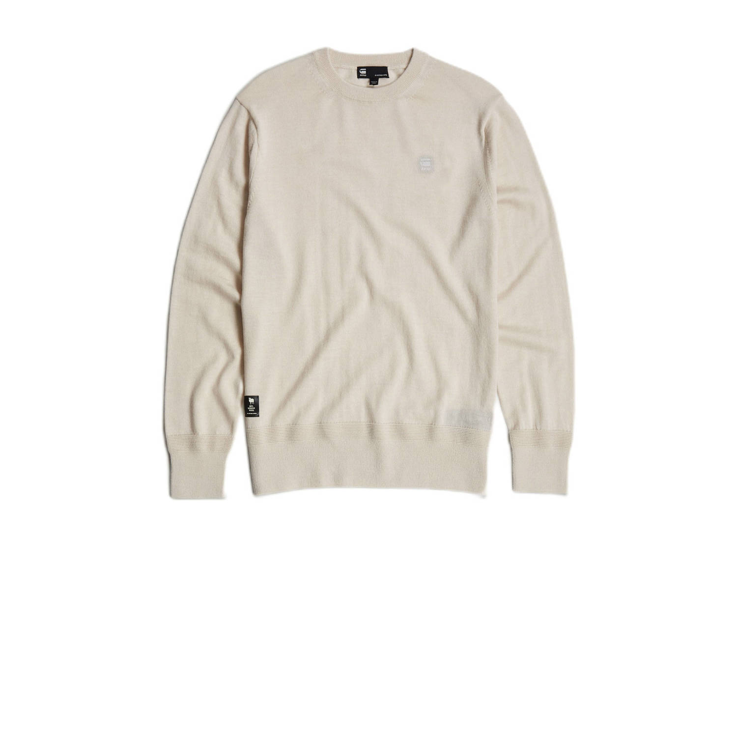 G-Star RAW Premium Core Gebreide Trui Wit Heren