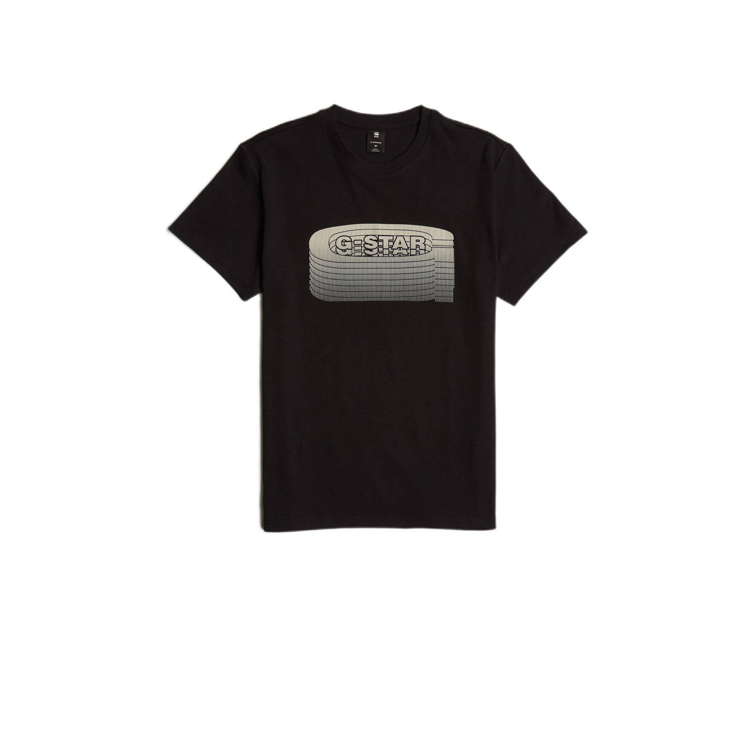 G-STAR T-shirt met printopdruk zwart
