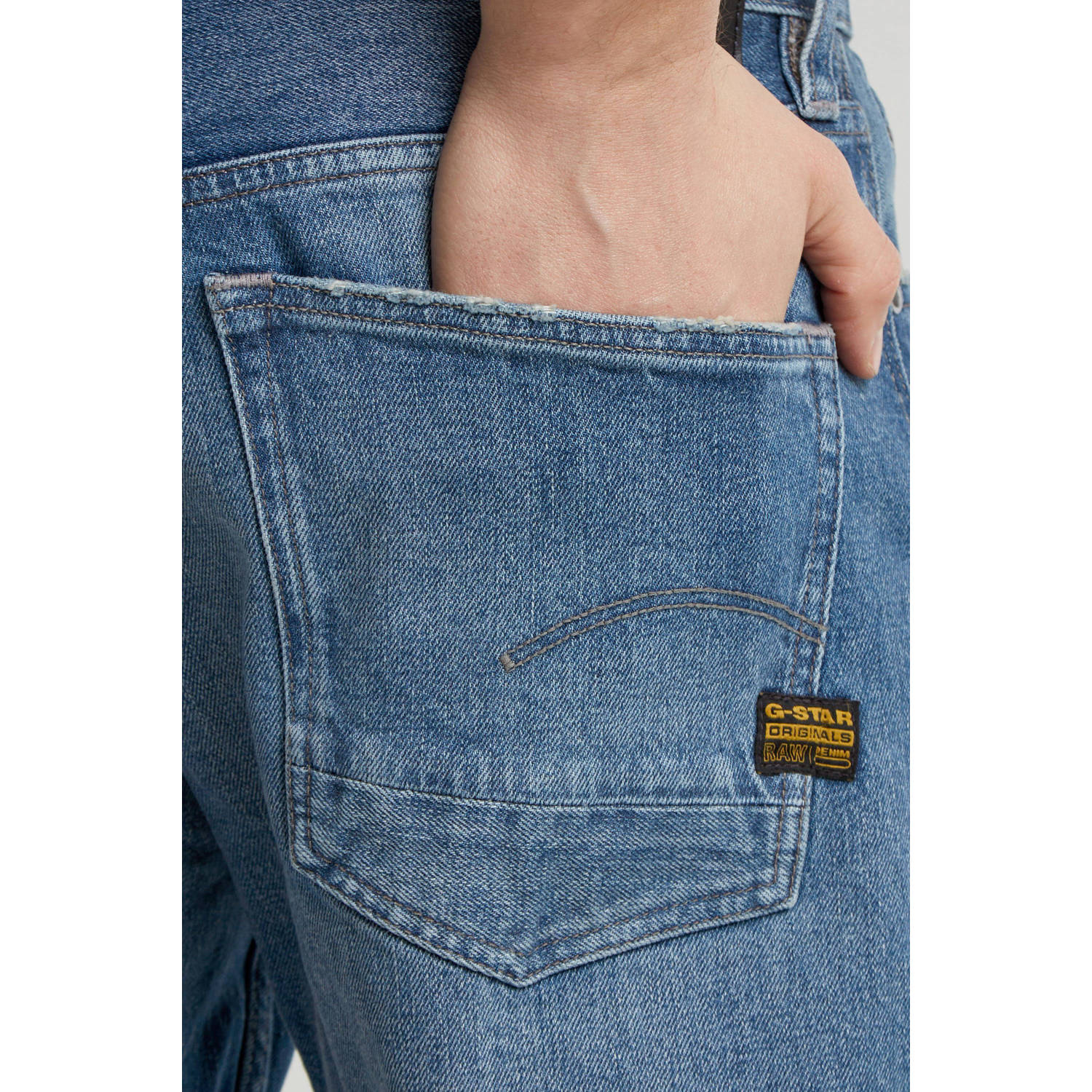 G-STAR Dakota Regular straight leg jeans faded blue marble